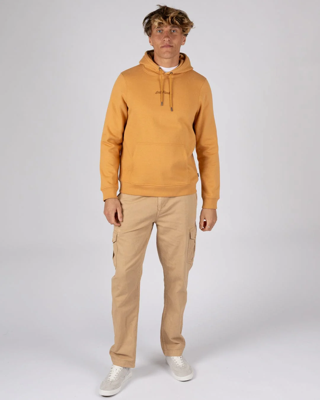 Open Finals Linear - Mens Pop Hoodie - Yellow - Image 7