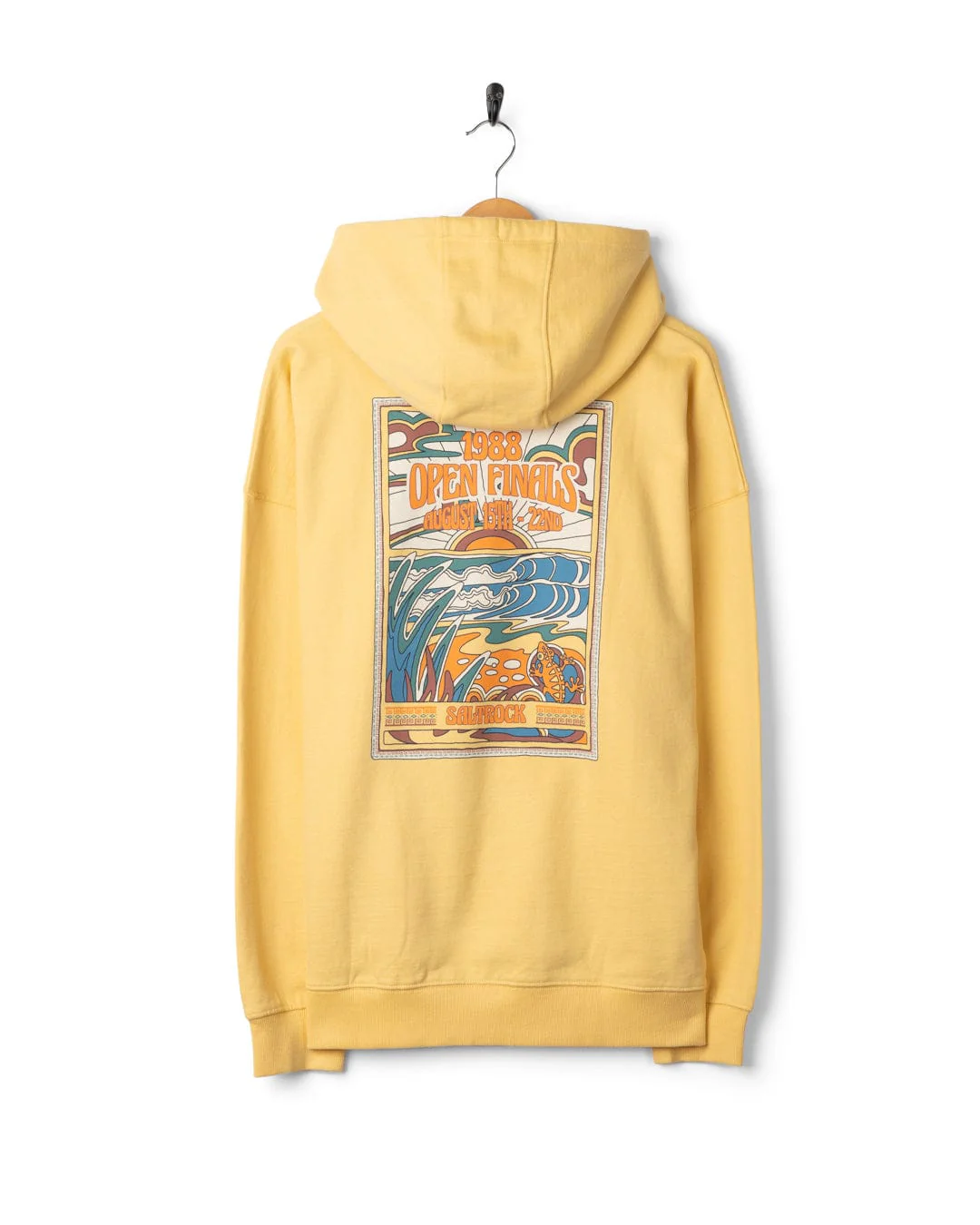 Open Finals - Mens Pop Hoodie - Yellow - Image 7
