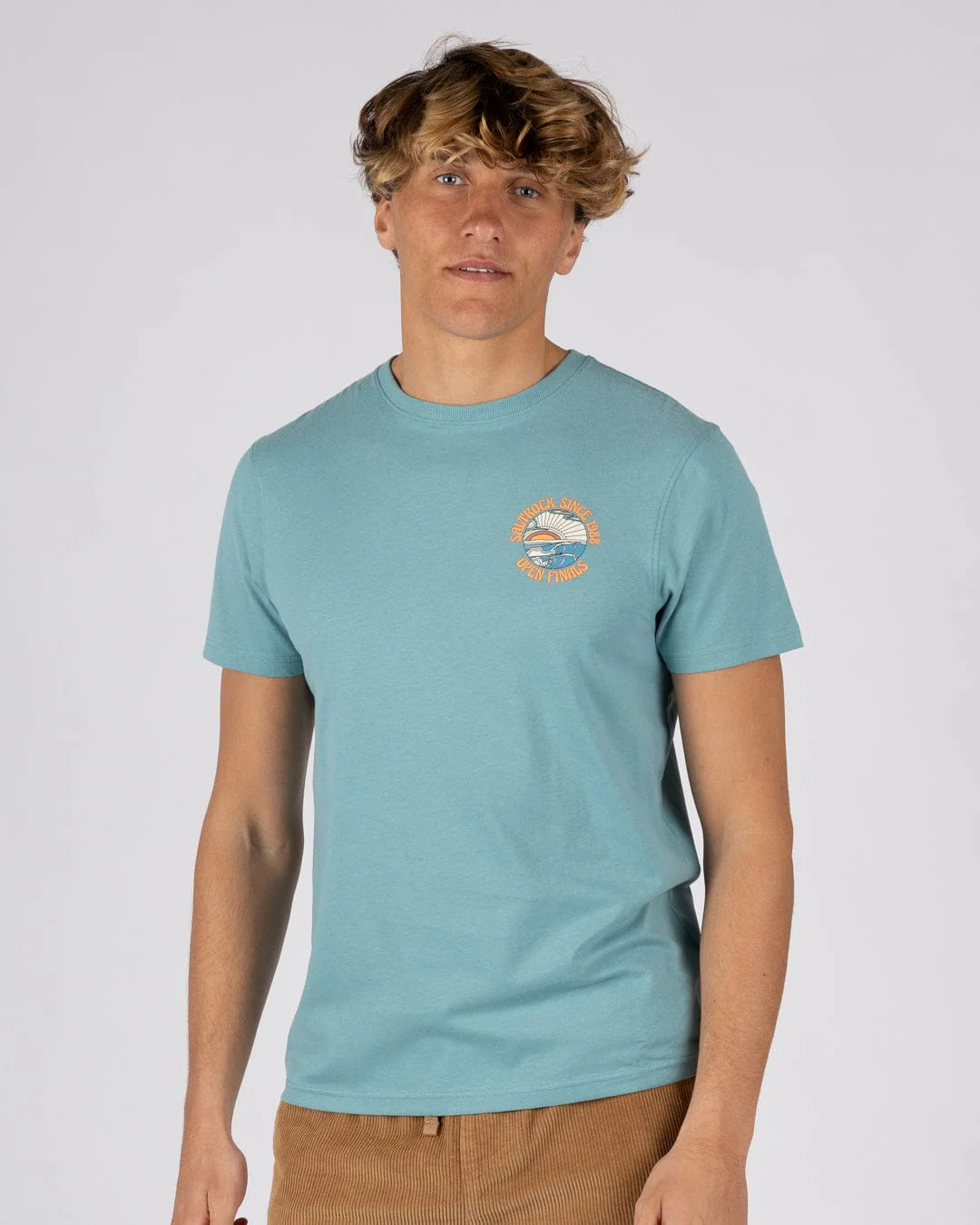 Open Finals - Mens Short Sleeve T-Shirt - Blue - Image 3