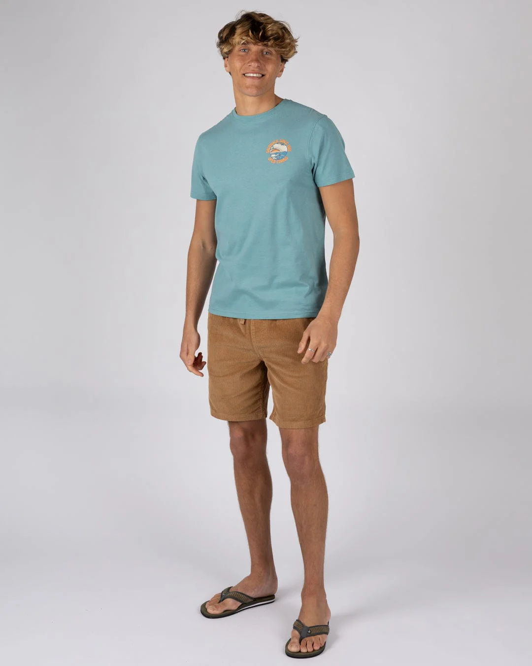 Open Finals - Mens Short Sleeve T-Shirt - Blue - Image 5