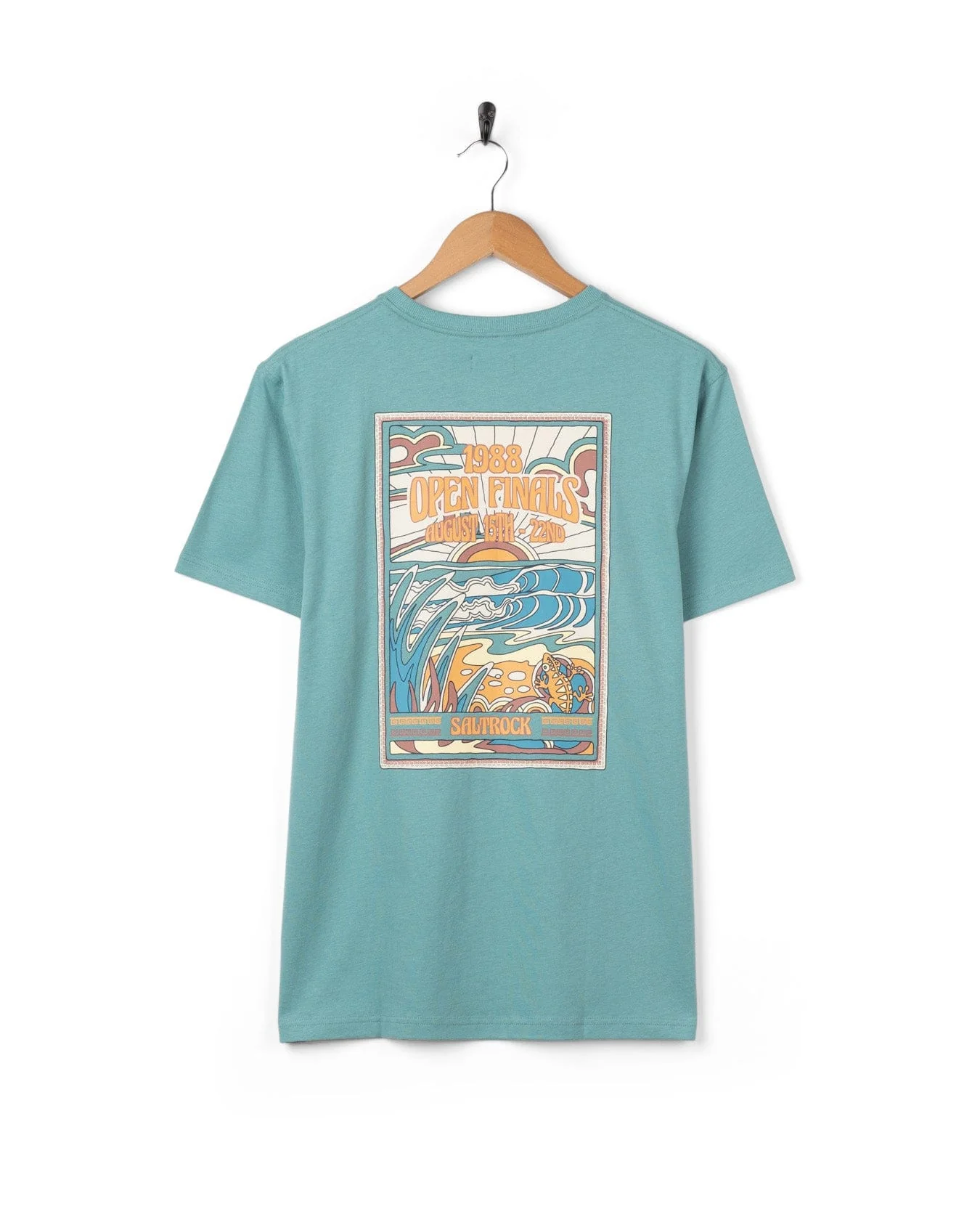 Open Finals - Mens Short Sleeve T-Shirt - Blue - Image 6