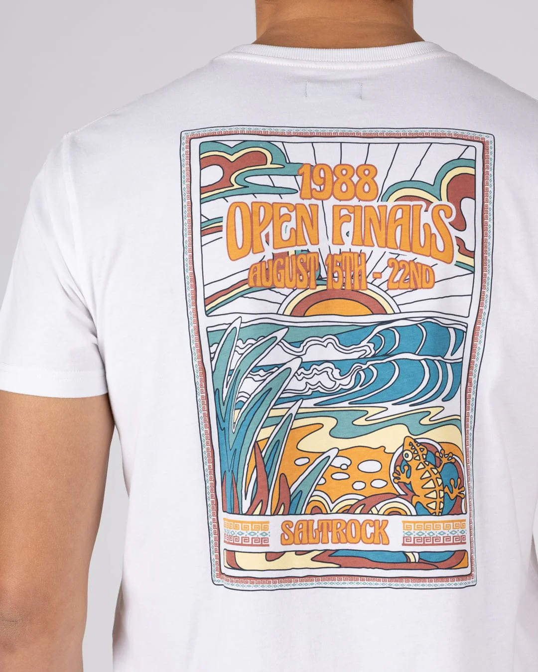 Open Finals - Mens Short Sleeve T-Shirt - White - Image 2