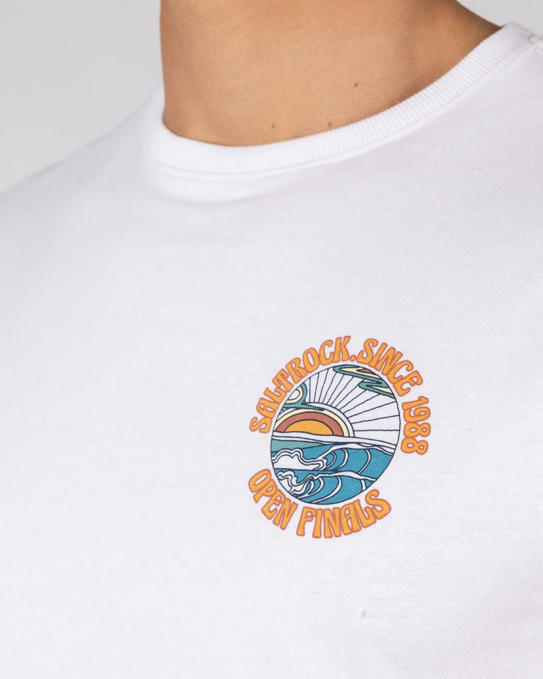 Open Finals - Mens Short Sleeve T-Shirt - White - Image 4