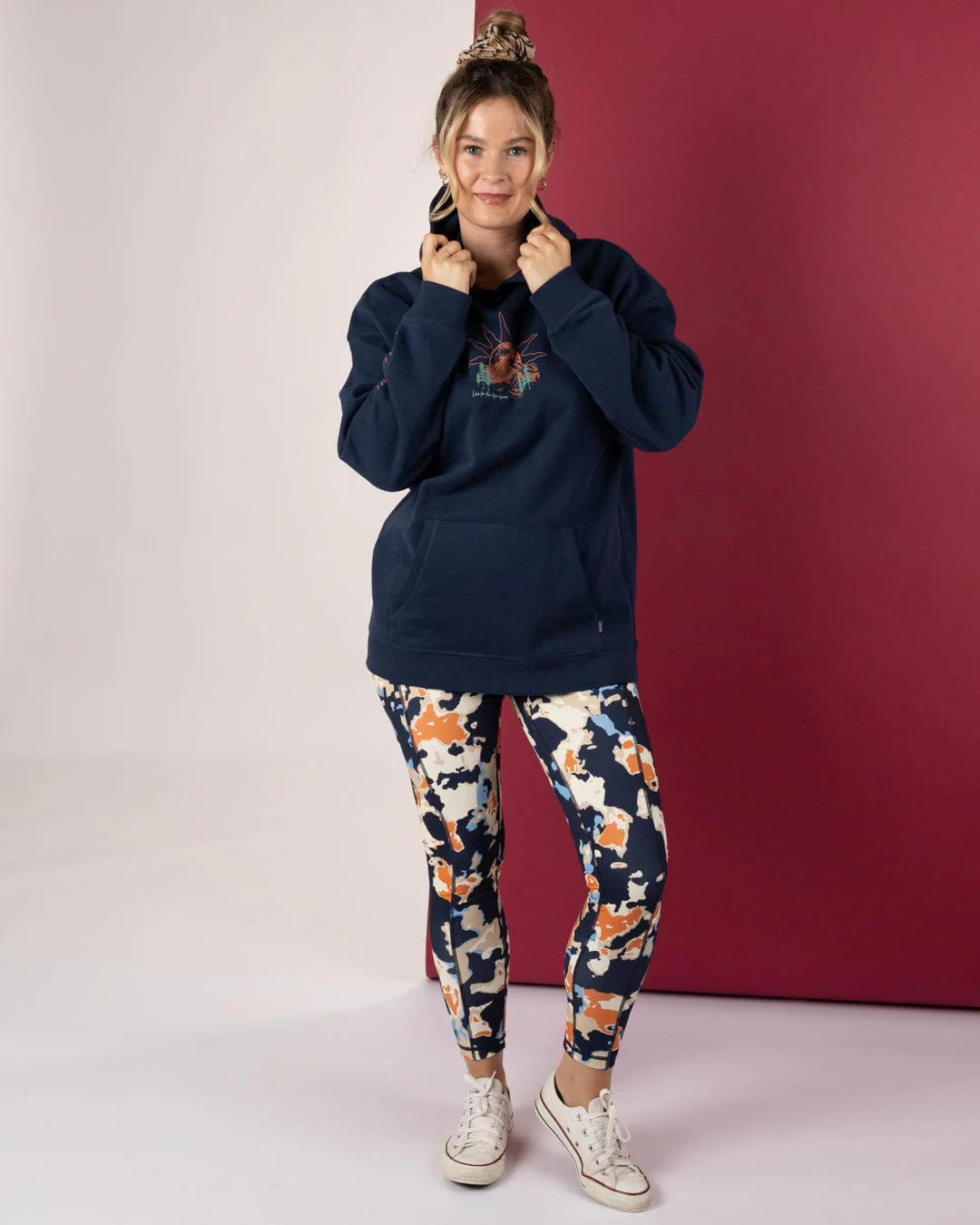 Open Road - Womens Pop Hoodie - Blue - Image 6