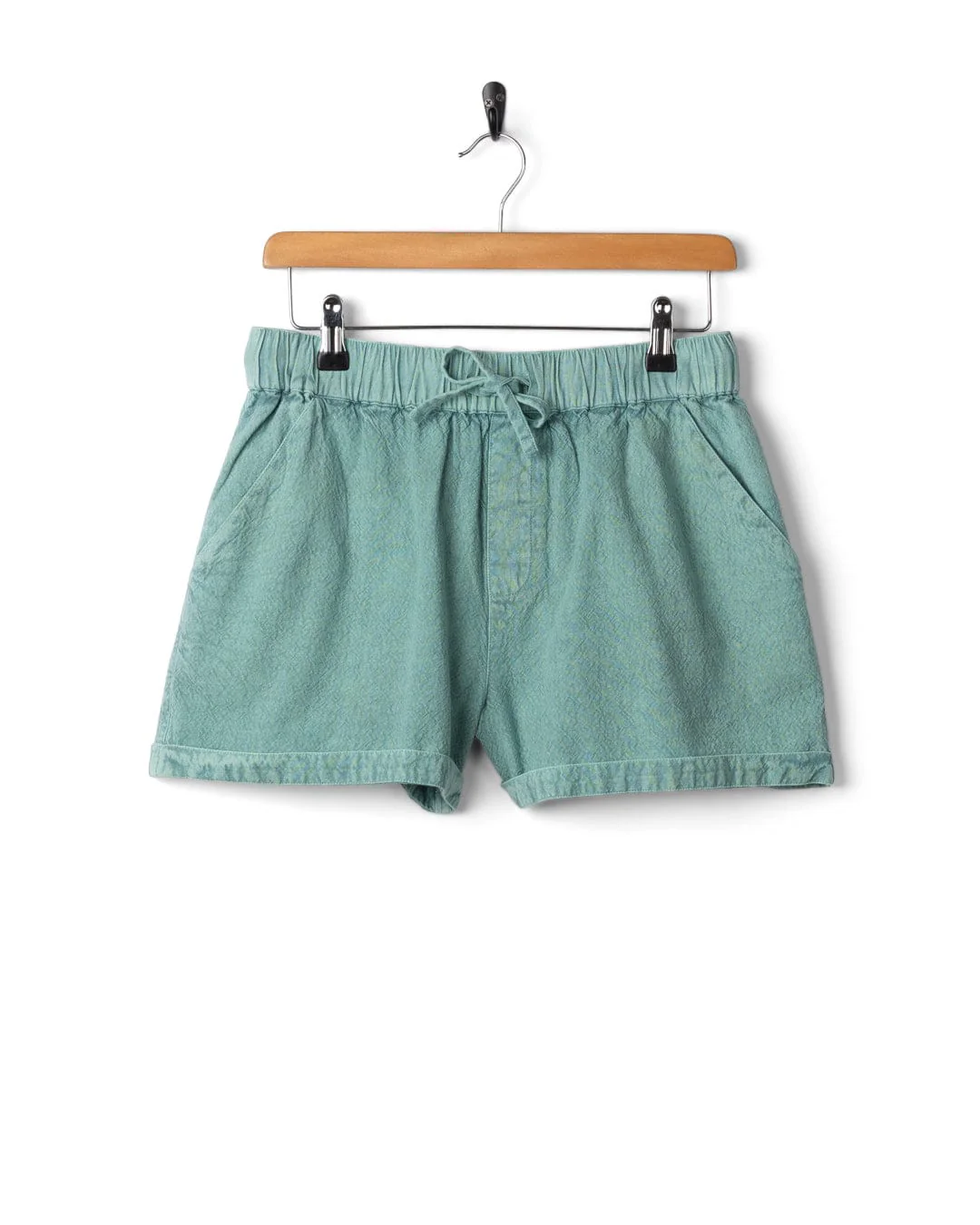 Opie - Womens Woven Short - Blue - Image 3