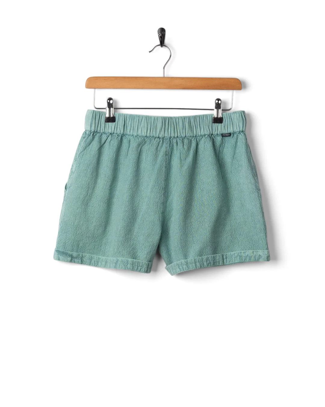 Opie - Womens Woven Short - Blue - Image 6