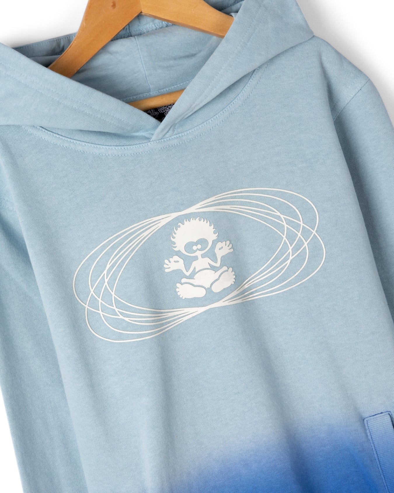 Orbit - Kids Pop Hoodie - Light Blue - Image 2