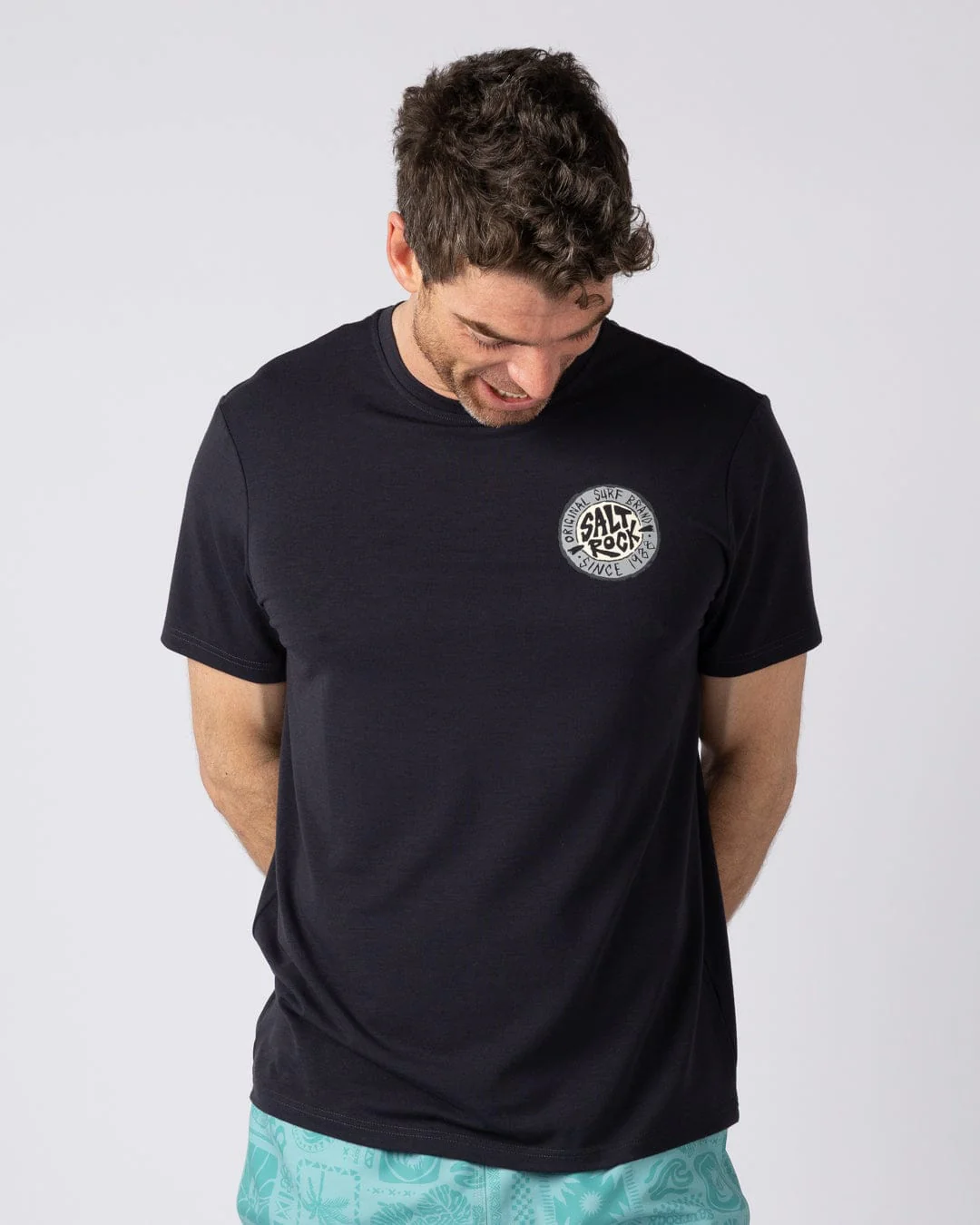 Original SR Hybrid - Mens Short Sleeve T-Shirt - Black - Image 2