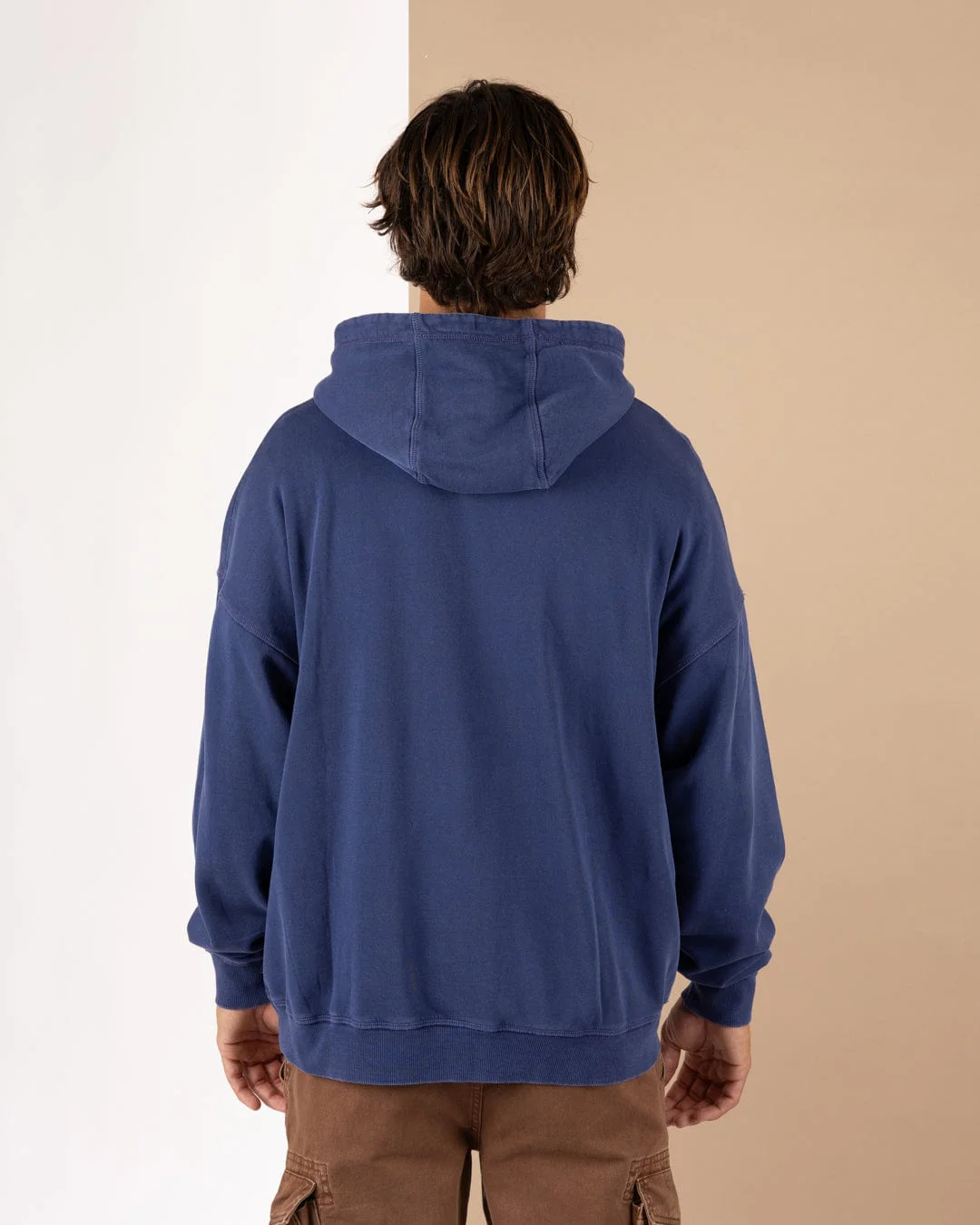 SR Original Warp - Mens Oversized Pop Hoodie - Purple - Image 9