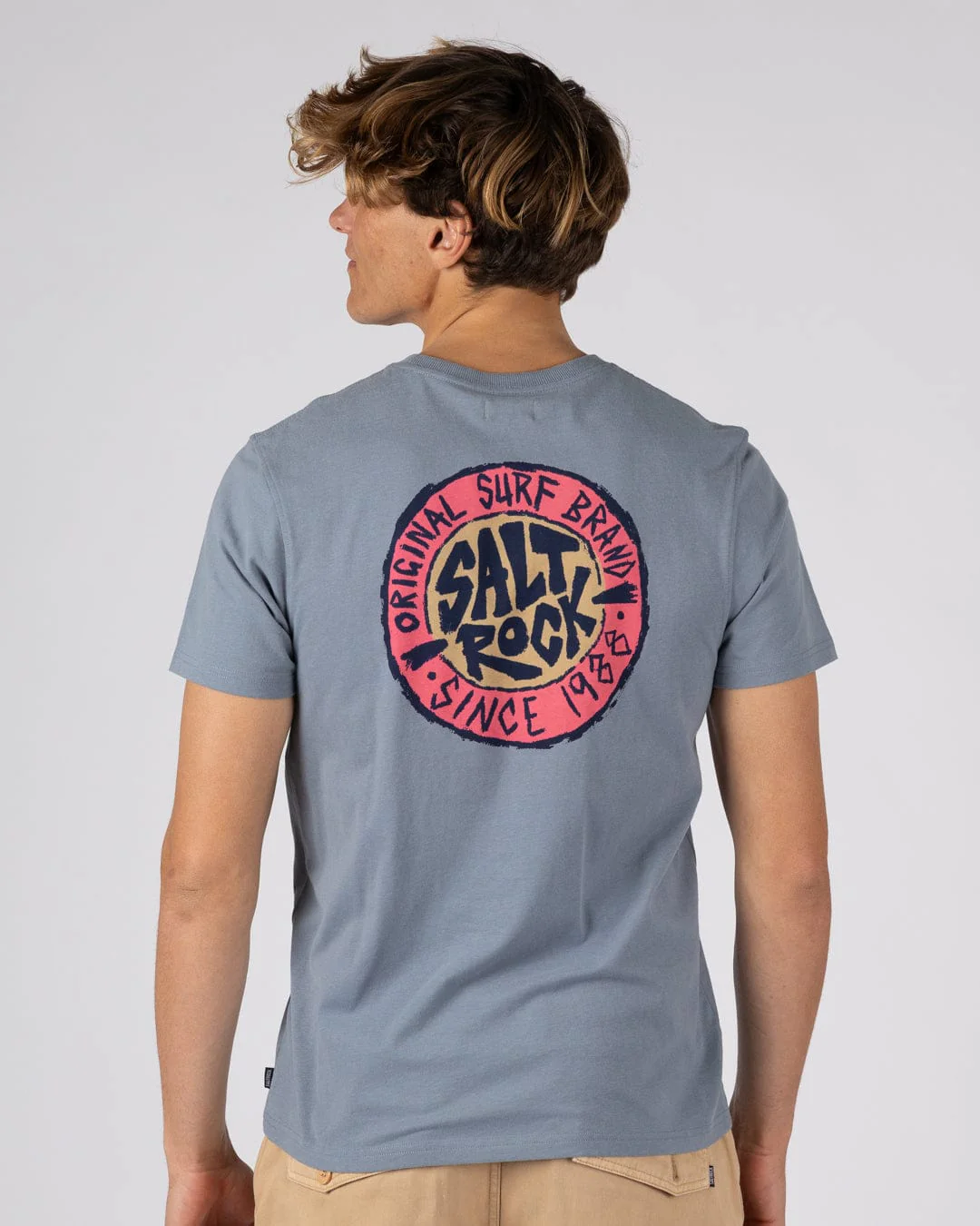 Original SR - Mens Short Sleeve T-Shirt - Blue - Image 2