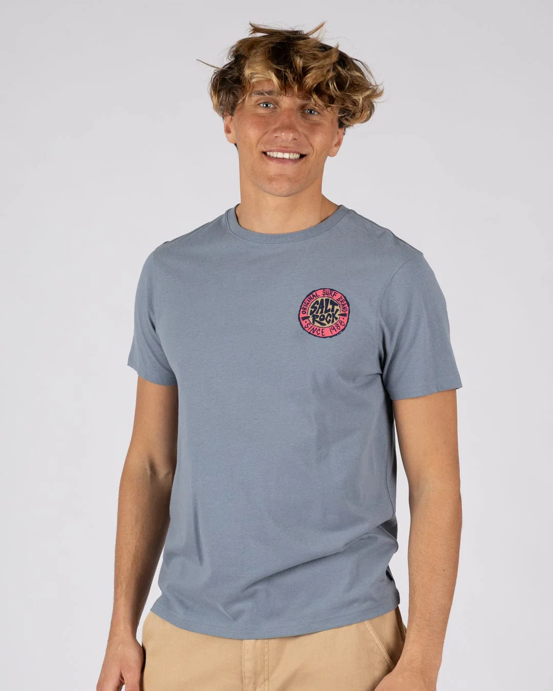 Original SR - Mens Short Sleeve T-Shirt - Blue - Image 5