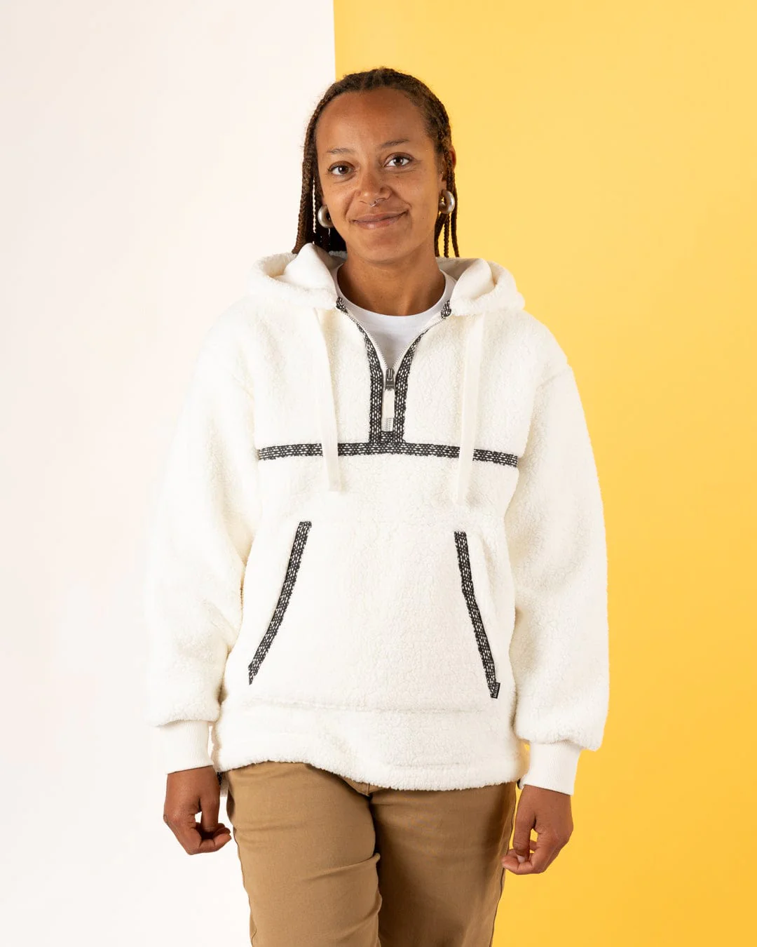 Orla - Womens Fleece - Cream - Image 2