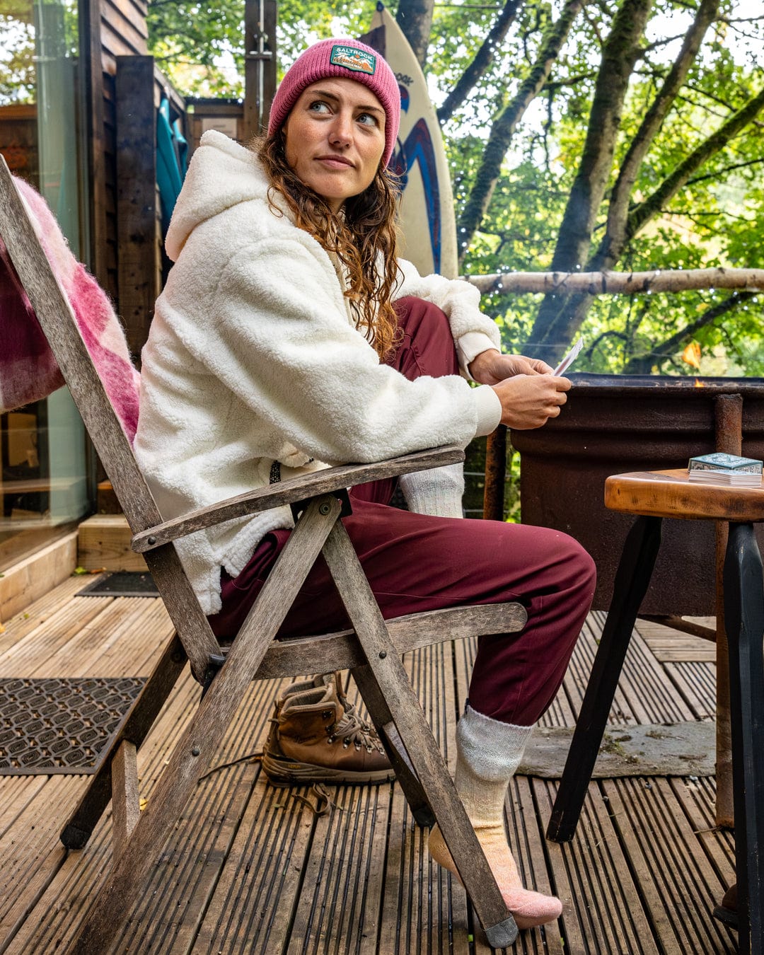 Orla - Womens Fleece - Cream - Image 3