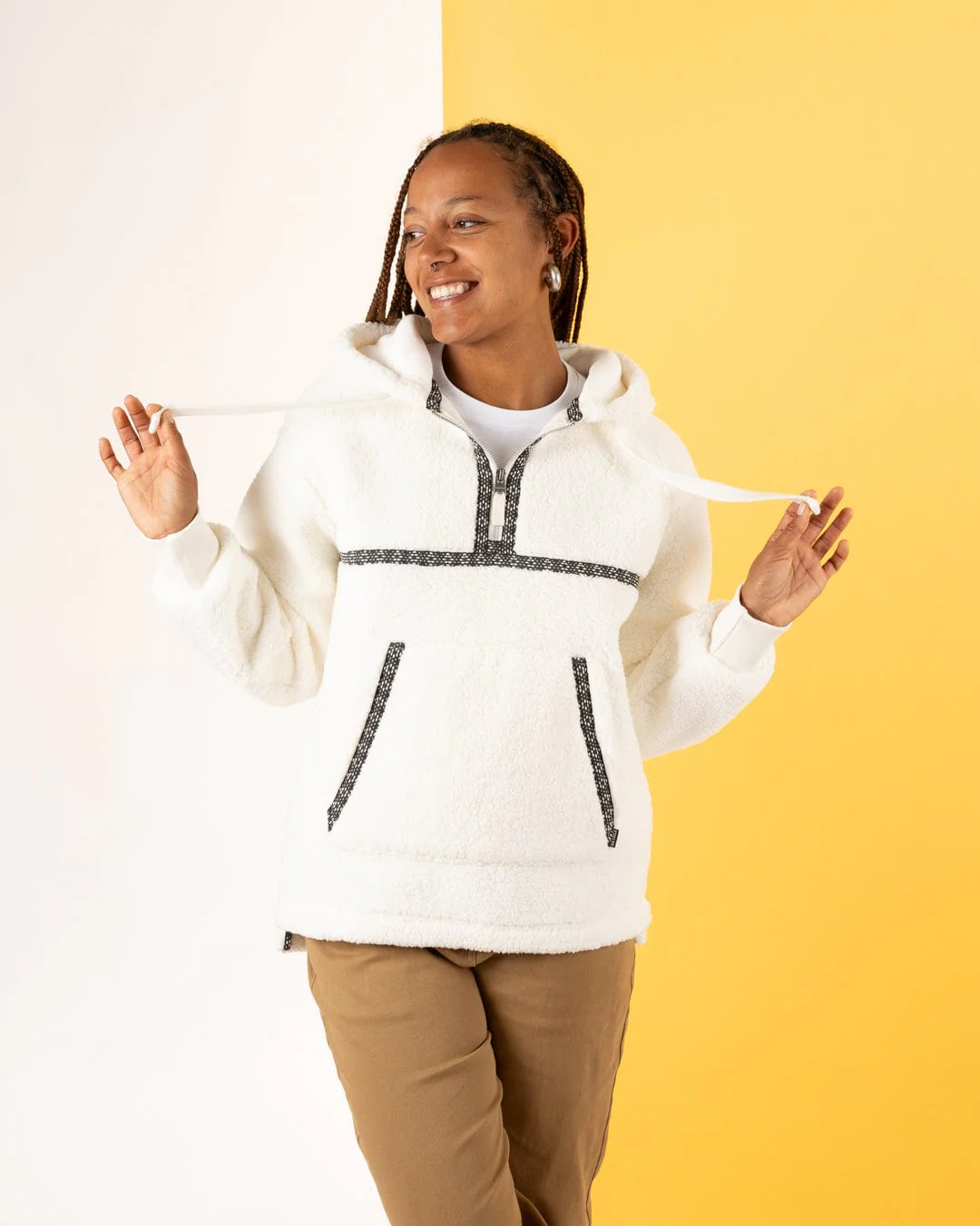 Orla - Womens Fleece - Cream - Image 5