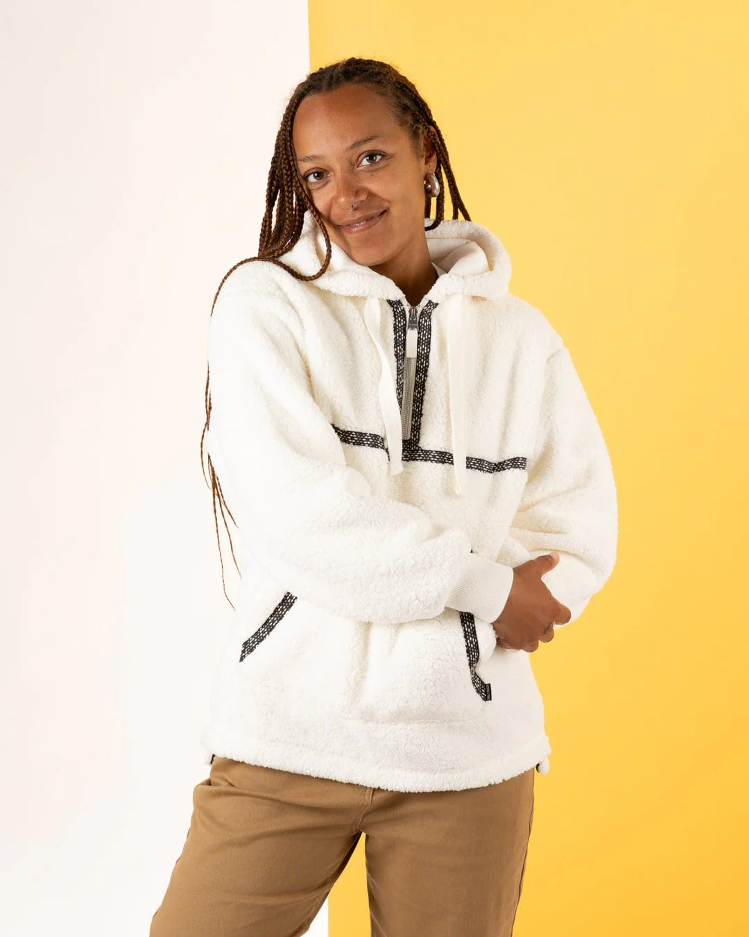 Orla - Womens Fleece - Cream - Image 9