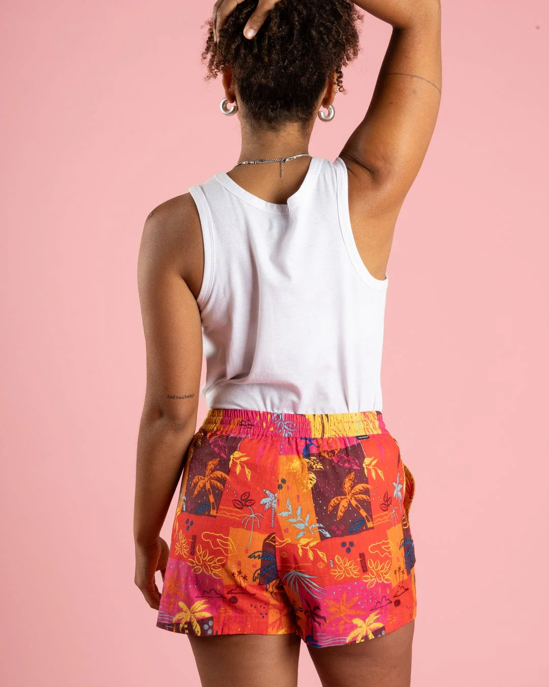 Palm Block - Womens Shorts - Multi - Image 6