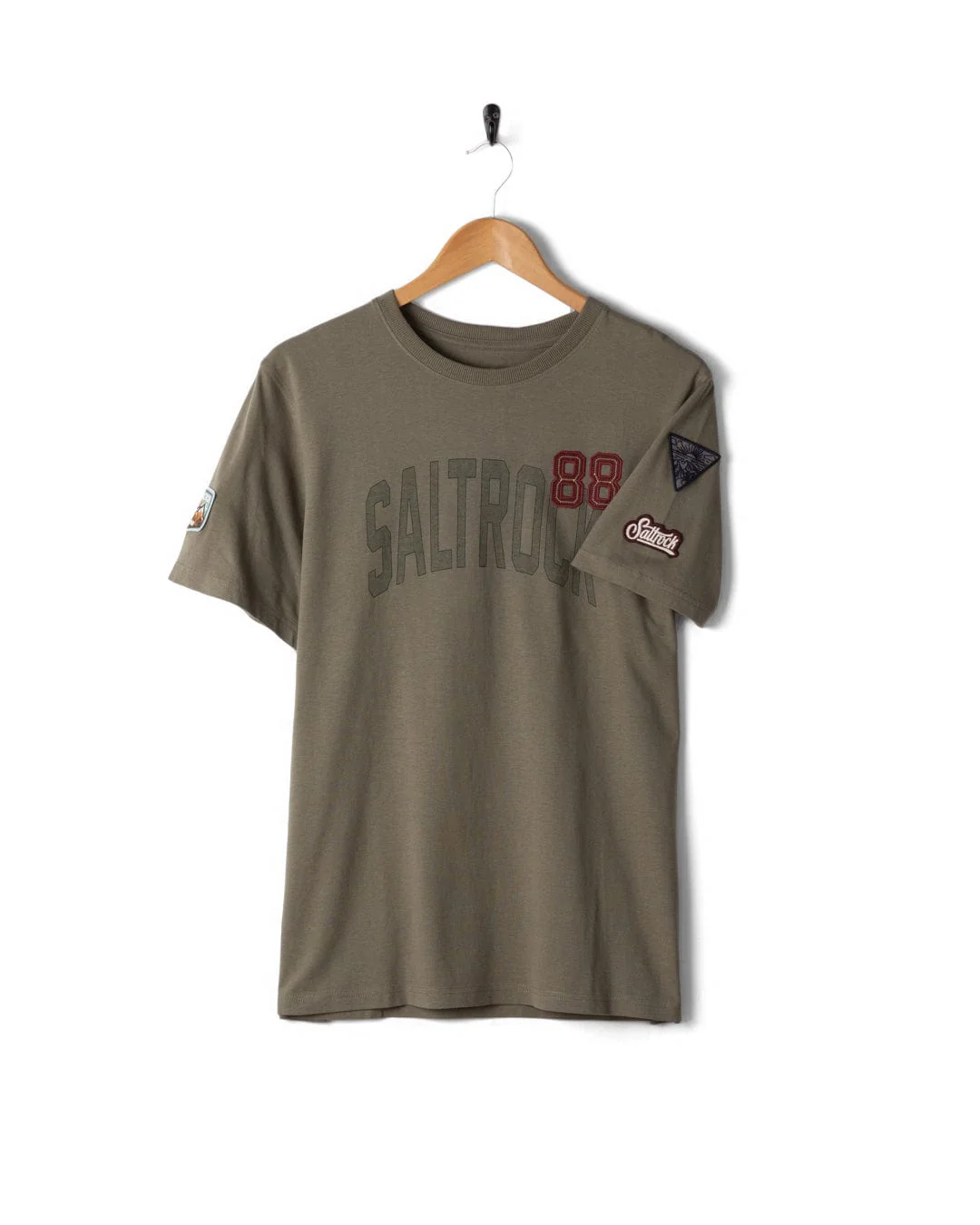 Patch - Mens Short Sleeve T-Shirt - Green - Image 5