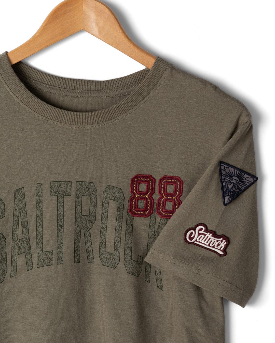 Patch - Mens Short Sleeve T-Shirt - Green - Image 6
