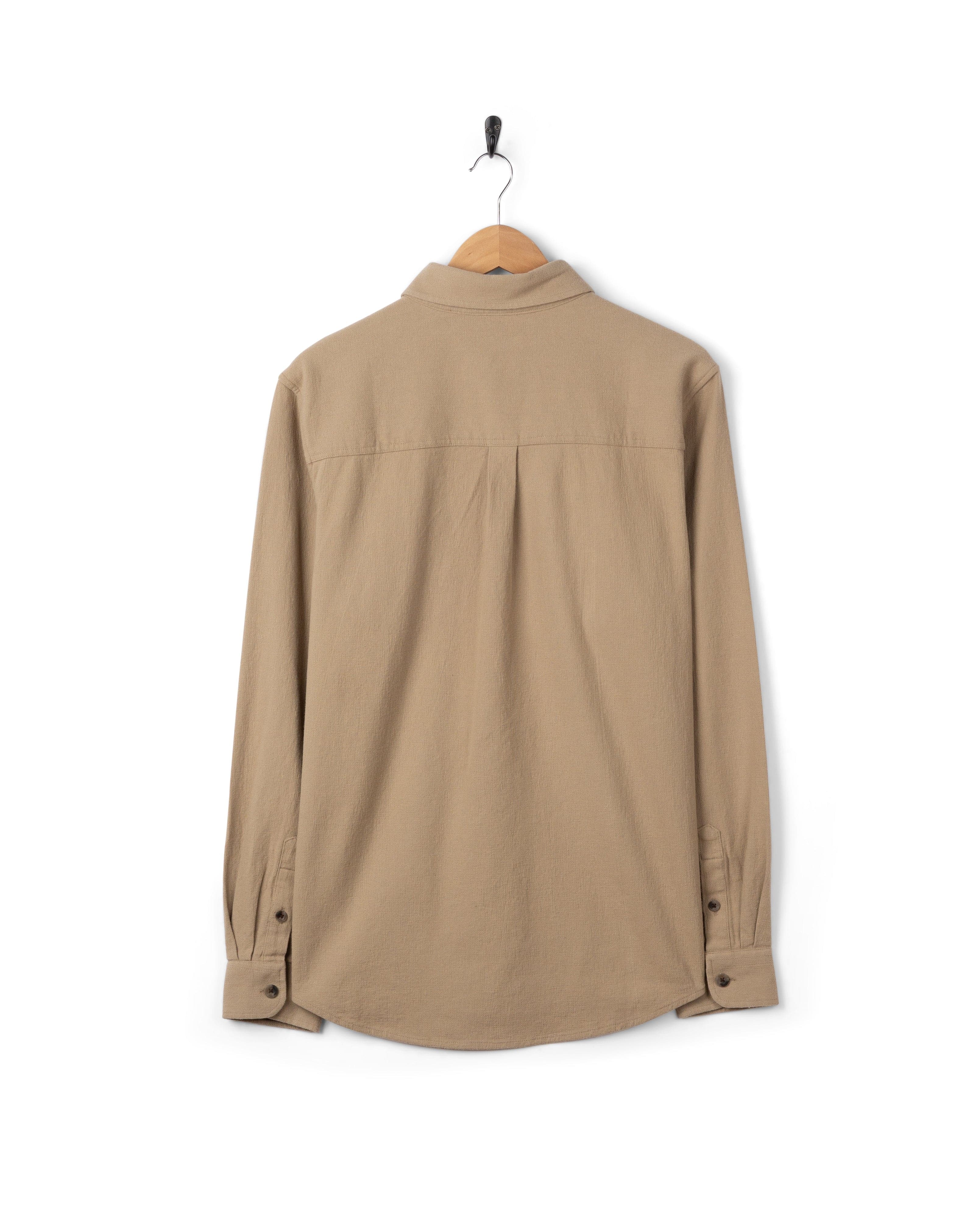 Penare 2 - Mens Long Sleeve Shirt - Beige - Image 6