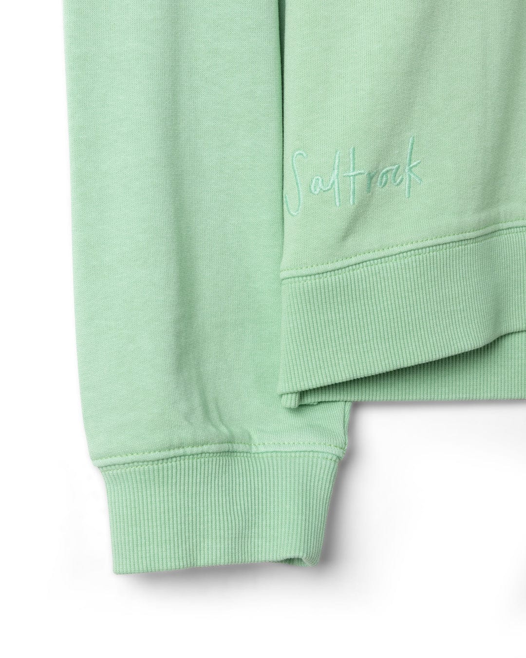 Penny - Womens V-Neck Sweatshirt - Light Green - Image 8