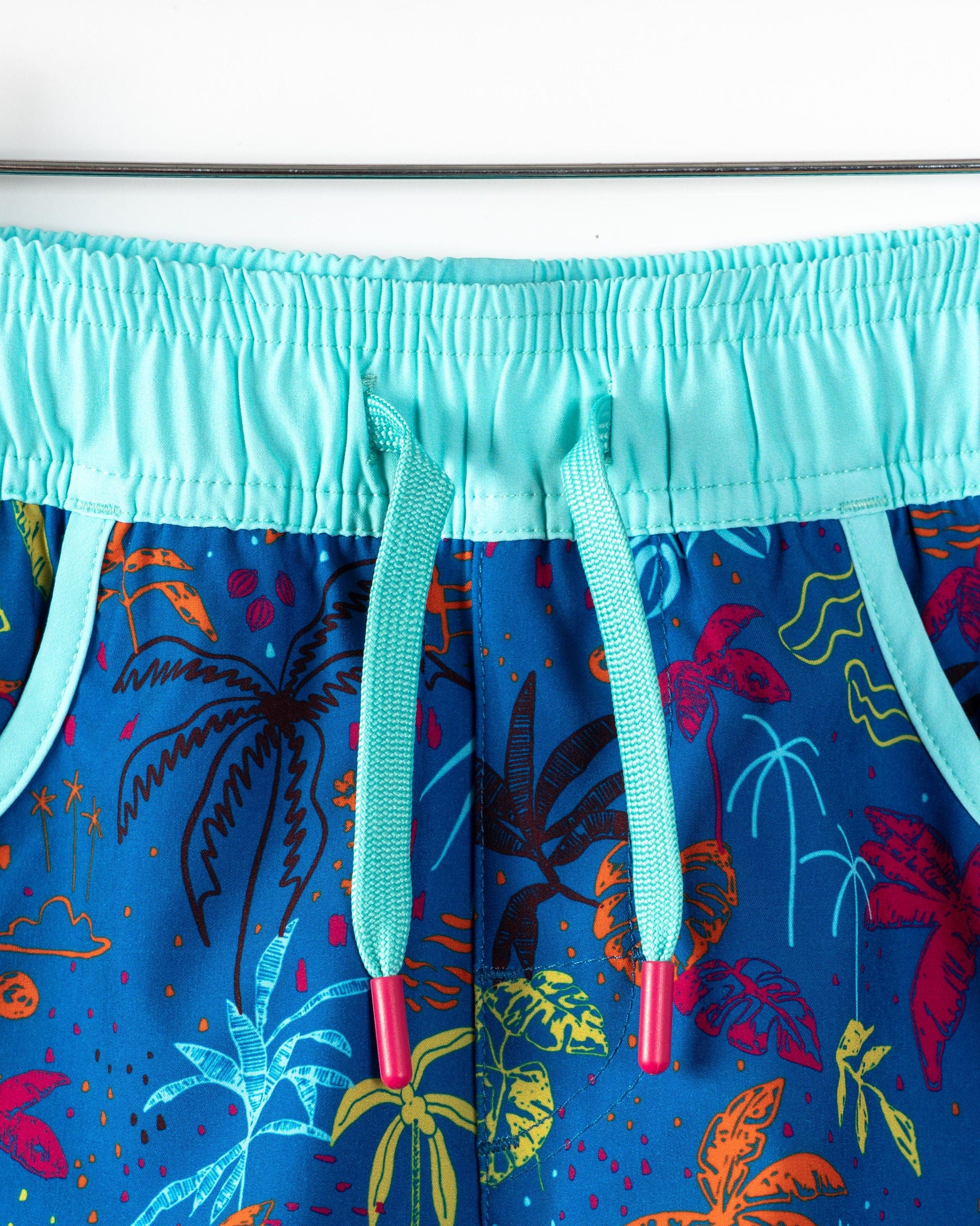 Pia - Kids Recycled Boardshorts - Blue - Image 3