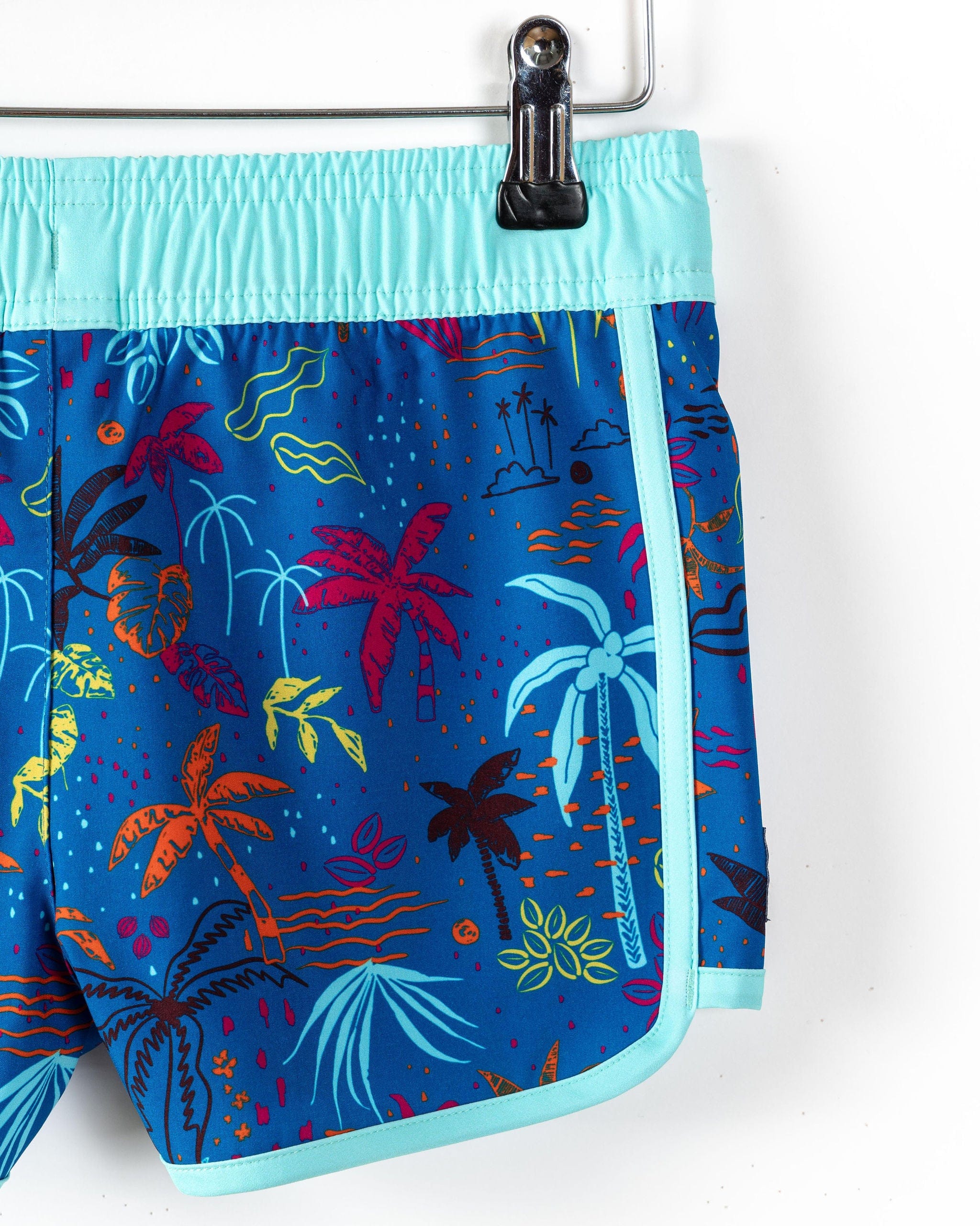 Pia - Kids Recycled Boardshorts - Blue - Image 6