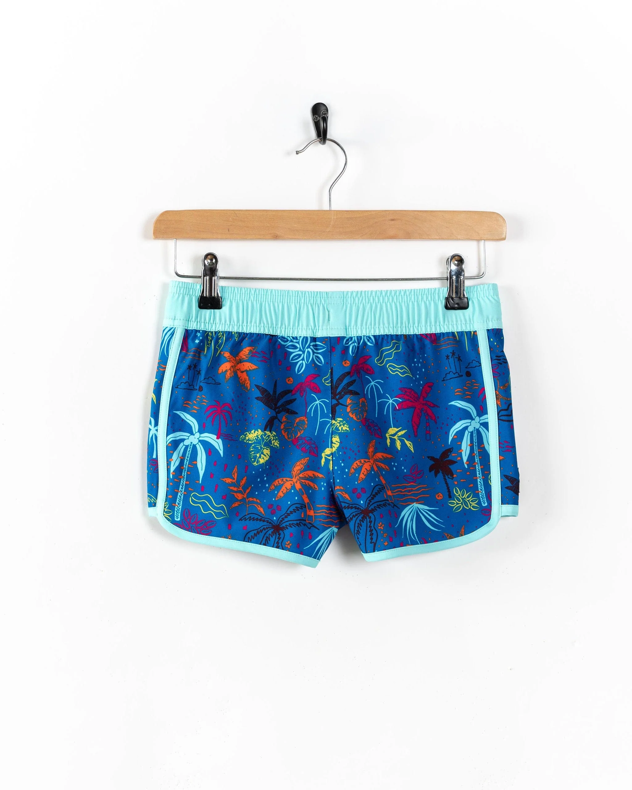 Pia - Kids Recycled Boardshorts - Blue - Image 7