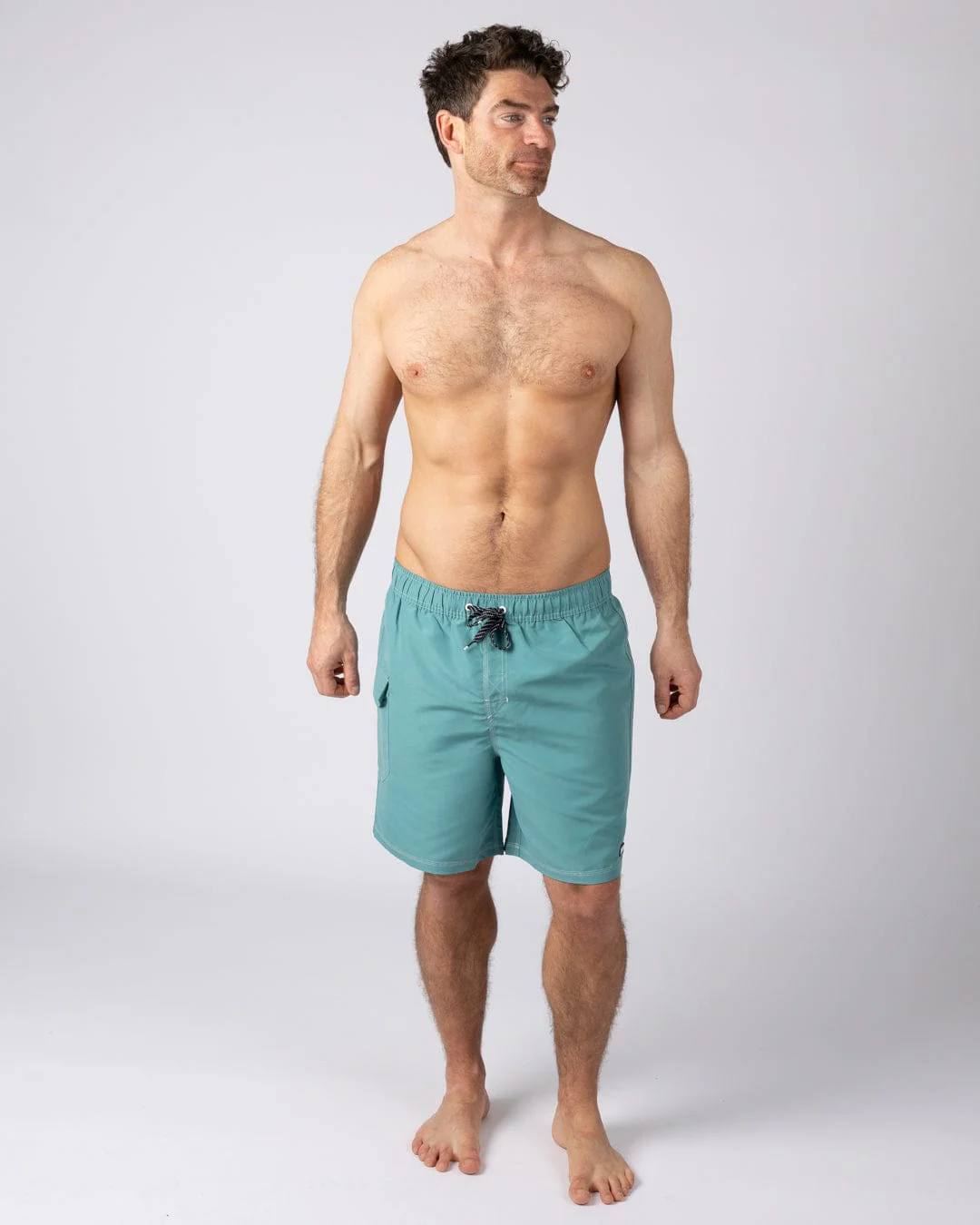 Pipeline 19 - Mens Swimshort - Teal - Image 6