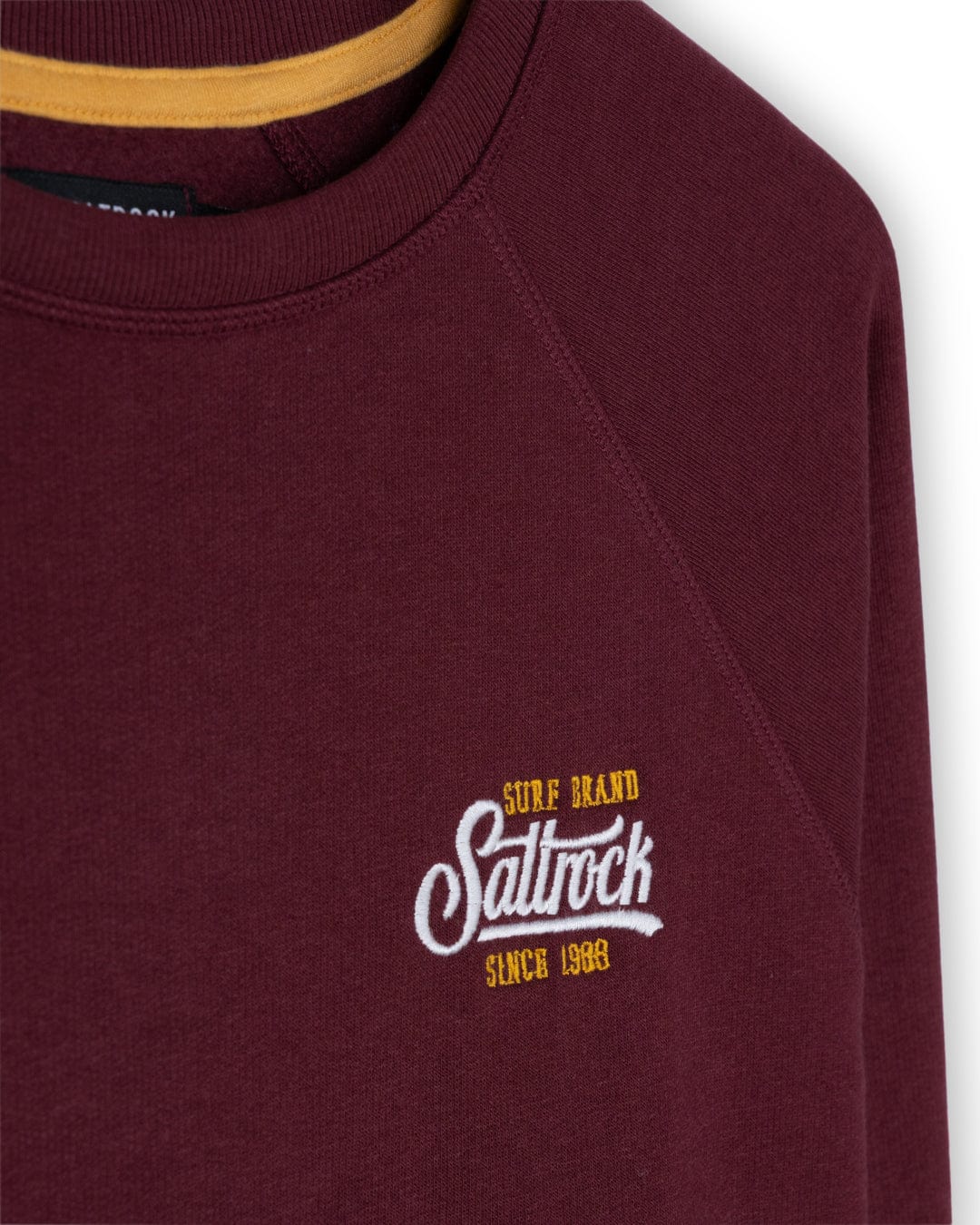Pitcher Embroidery -  Mens Sweat Shirt - Dark Purple - Image 6