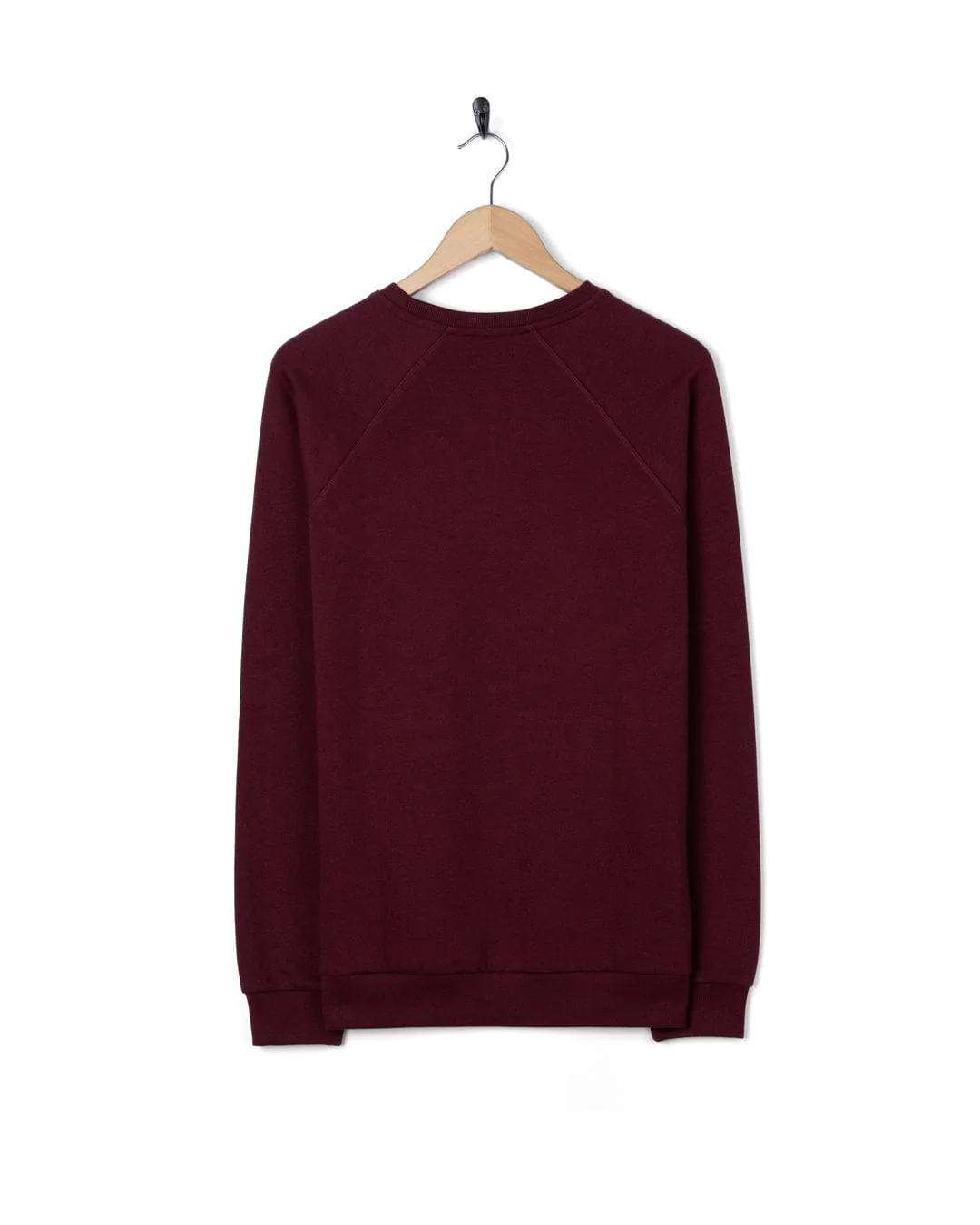 Pitcher Embroidery -  Mens Sweat Shirt - Dark Purple - Image 7