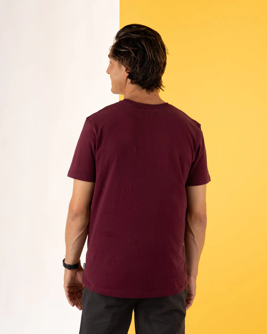 Pitcher - Mens Short Sleeve T-Shirt -Dark Purple - Image 3