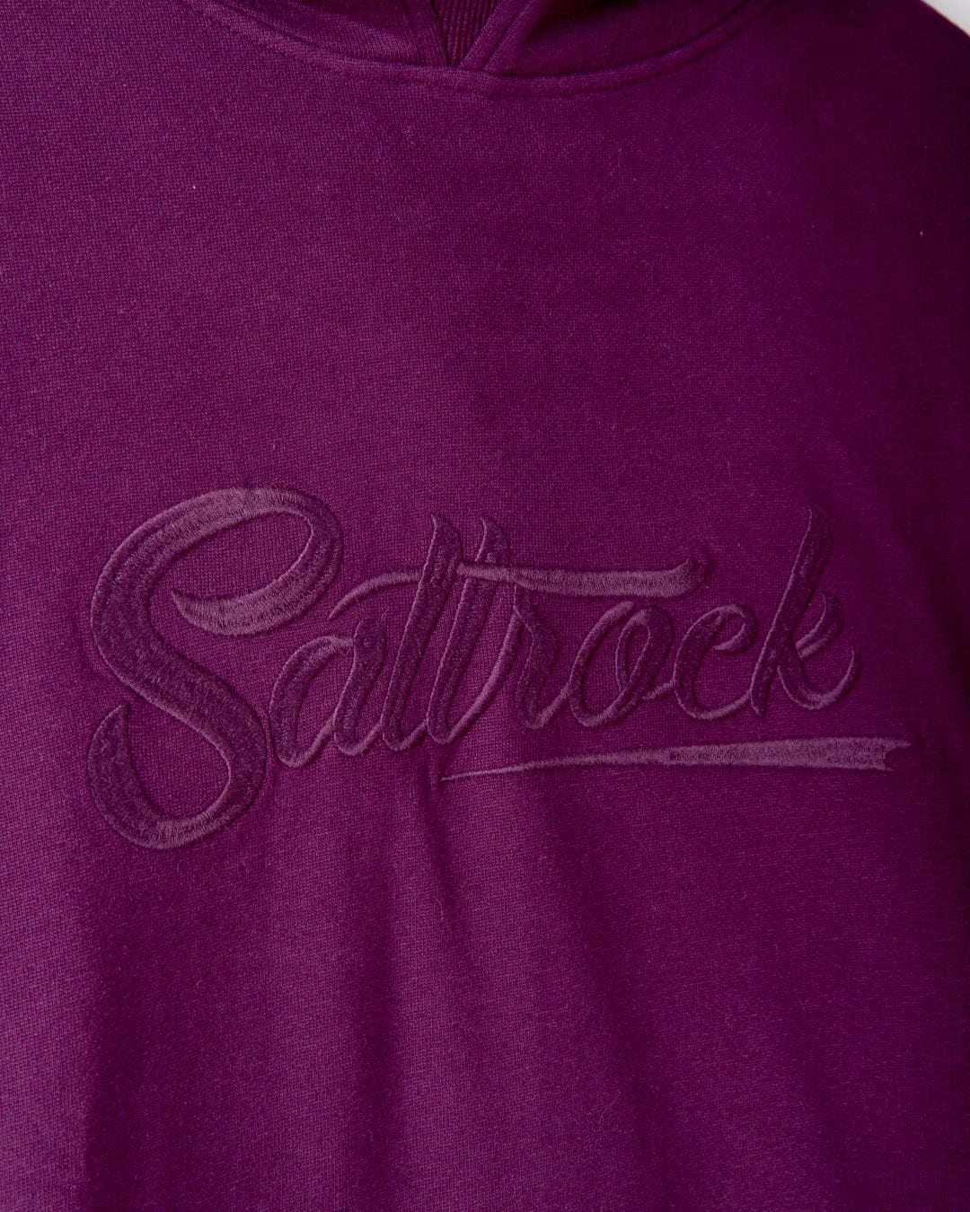 Premium Trademark - Womens Oversized Pop Hoodie - Purple - Image 5