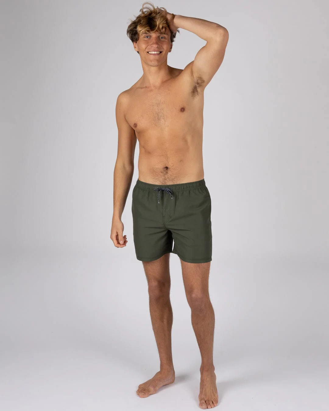 Putts - Mens Swimshorts - Dark Green - Image 5