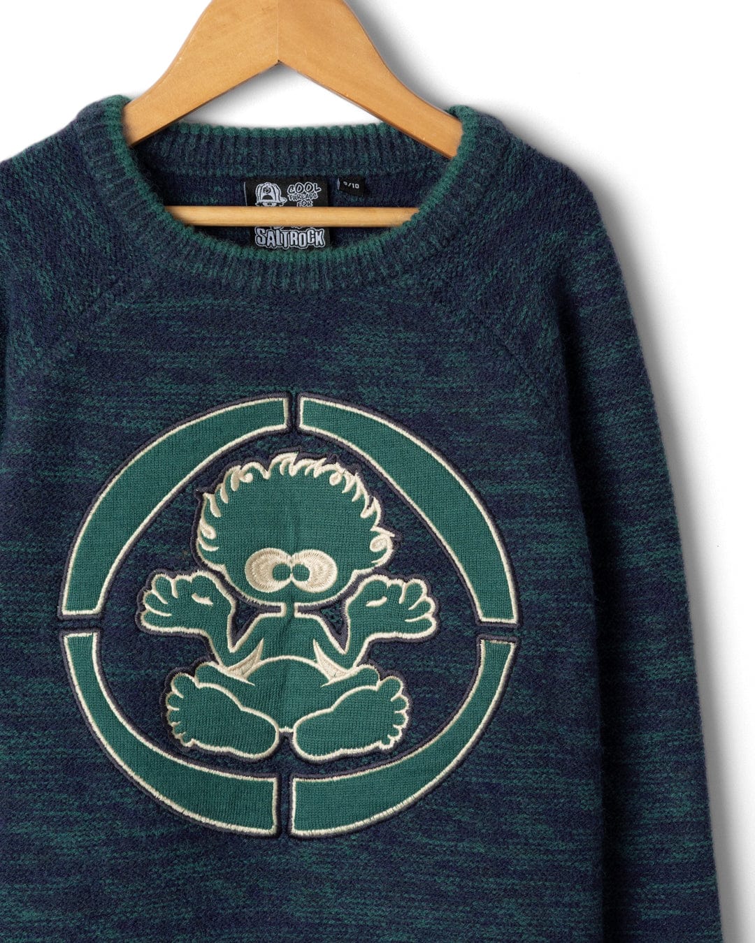 Reader - Kids Crew Knit - Blue - Image 2