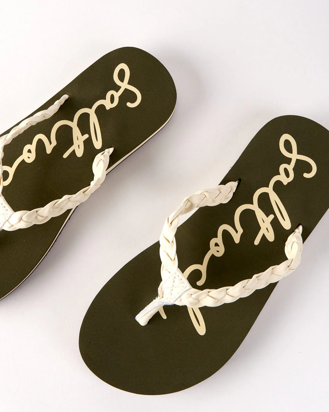 Reeves - Womens Flip Flops - White - Image 3