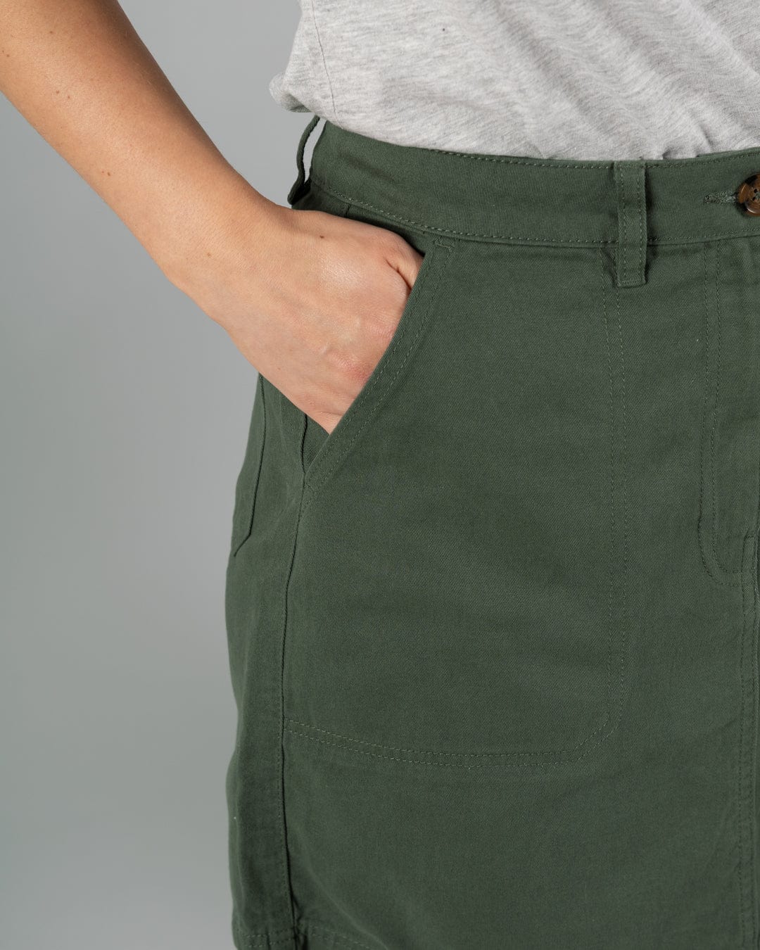 Remi - Womens Skirt - Green - Image 6