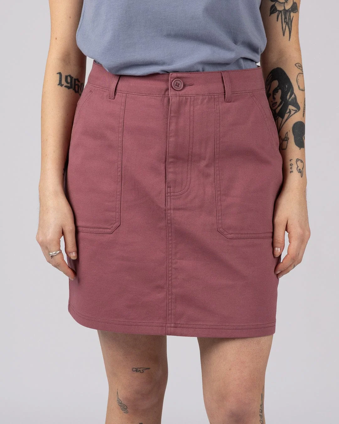 Remi - Womens Skirt - Dark Pink - Image 4