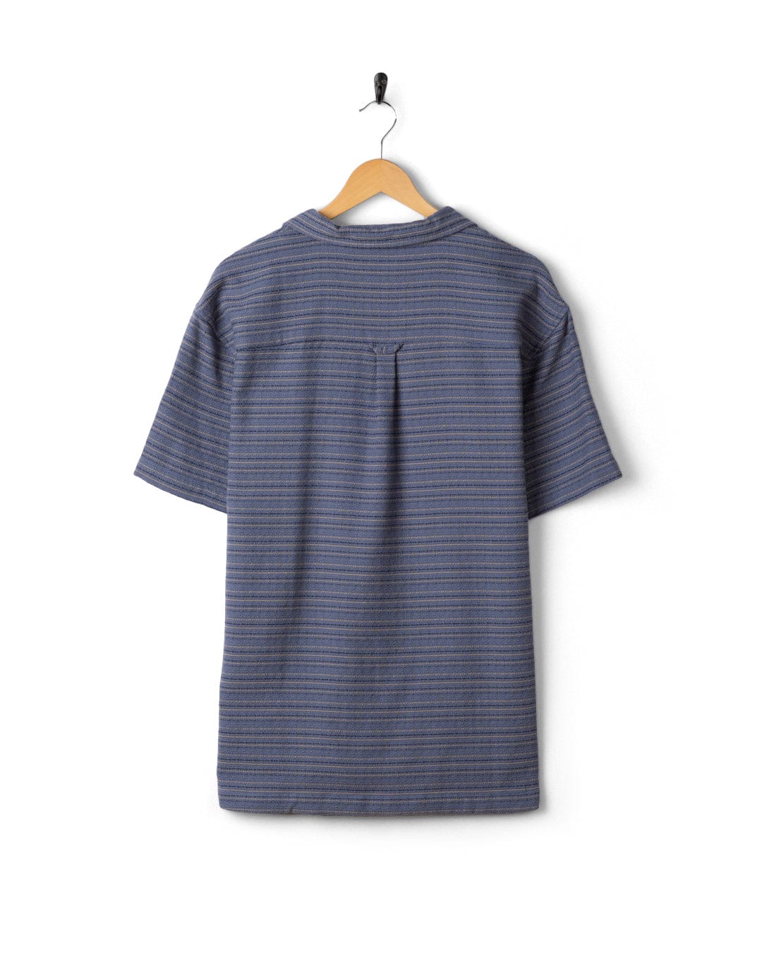 Resort Shirt - Mens Short Sleeve Shirt - Blue - Image 6