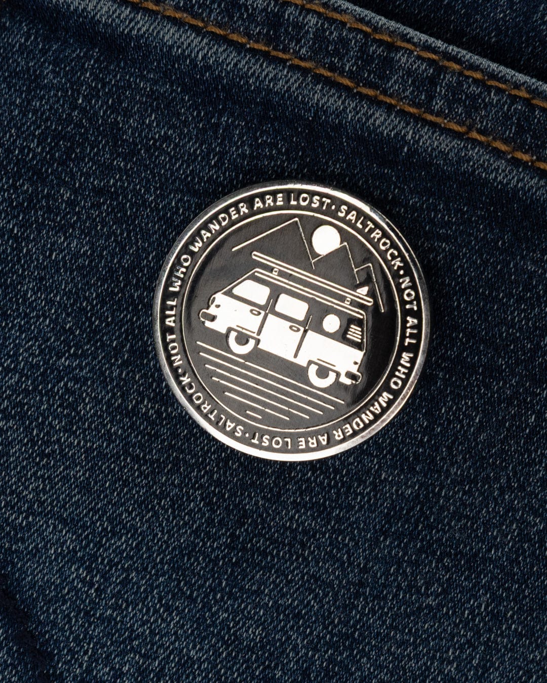 Roadtrip - Pin Badge - Cream - Image 2