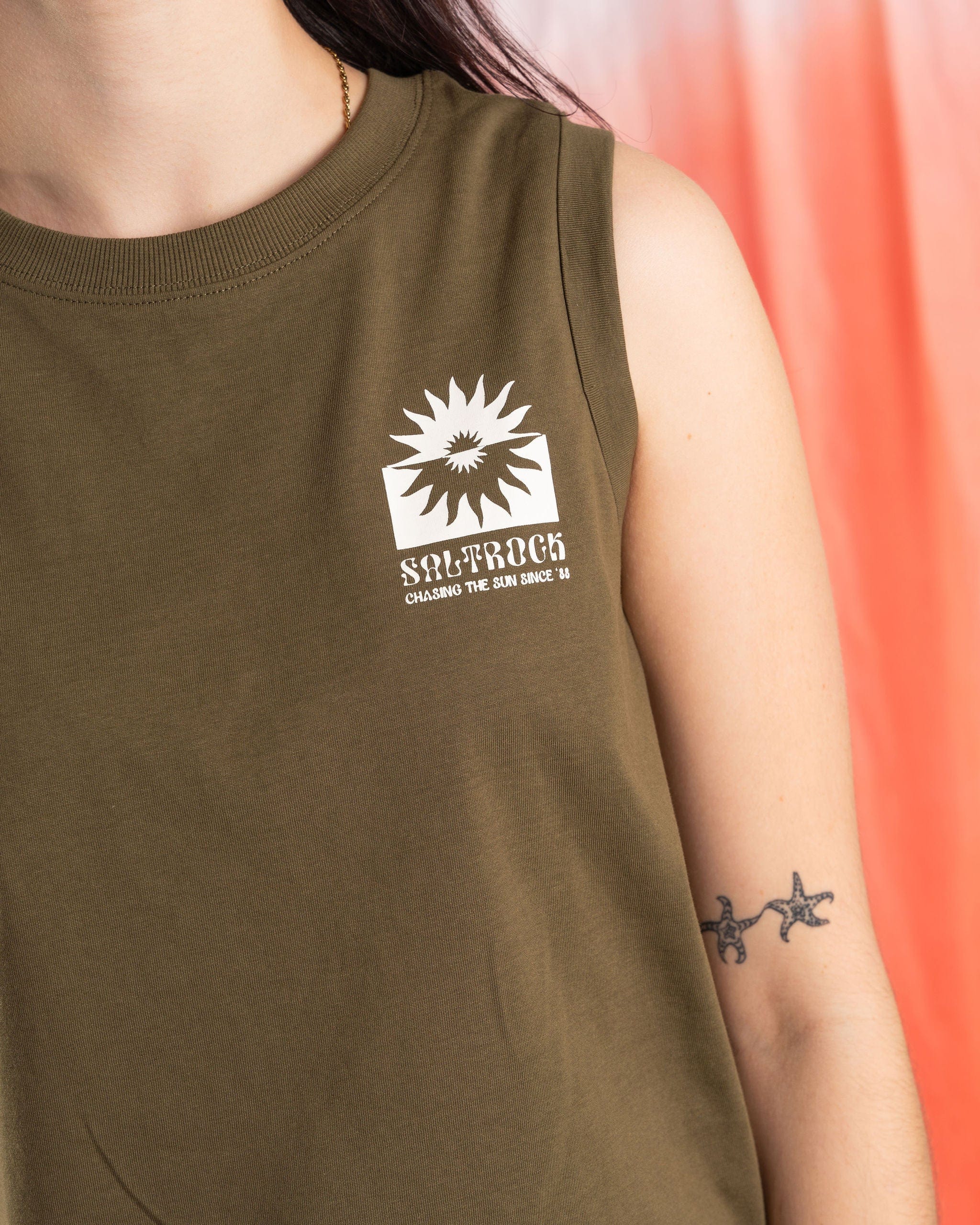 Roots - Womens Tank Top - Green - Image 3