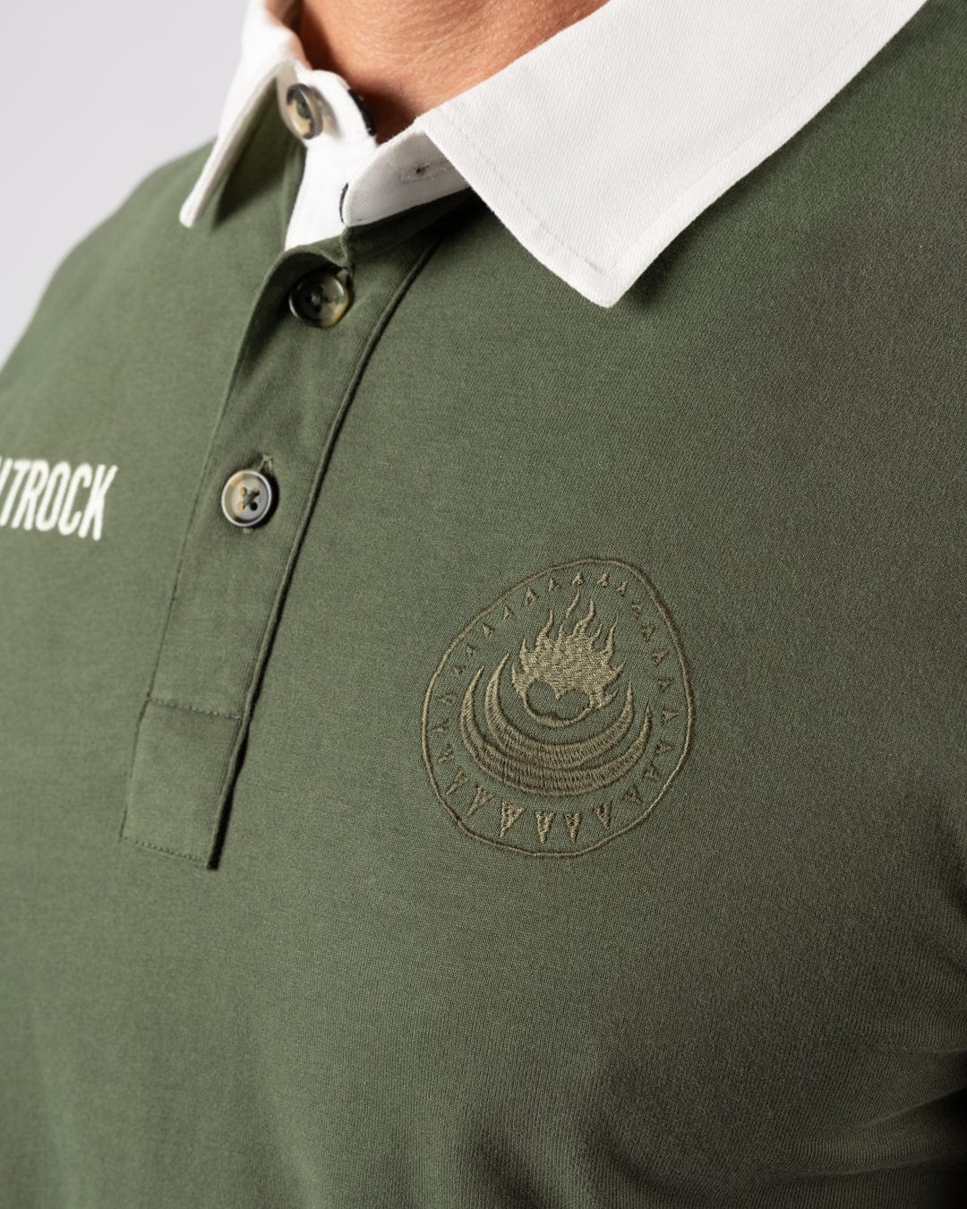 Rugby Field Notes - Mens Long Sleeve T-Shirt - Dark Green - Image 4