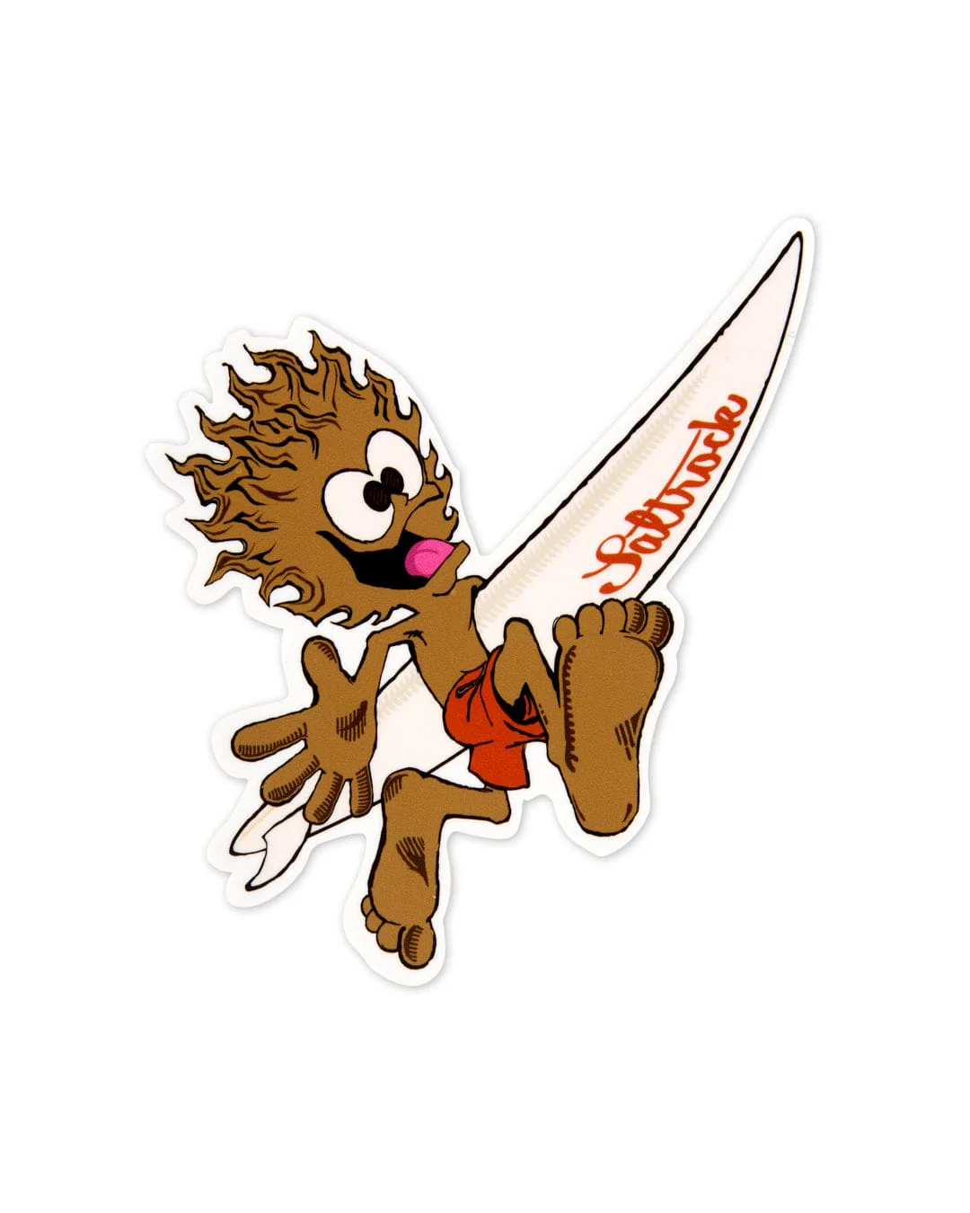 Running Man - Car Sticker - Brown - Image 2