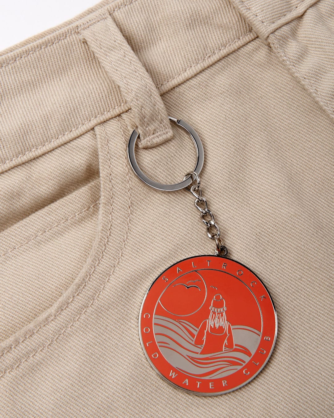 Cold Water Club Key Ring - Orange - Image 2