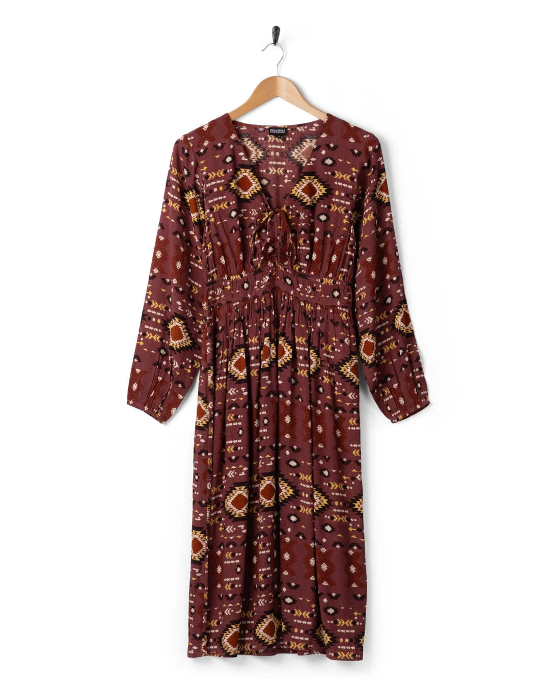 Sabina - Womens Midi Dress - Dark Pink - Image 7