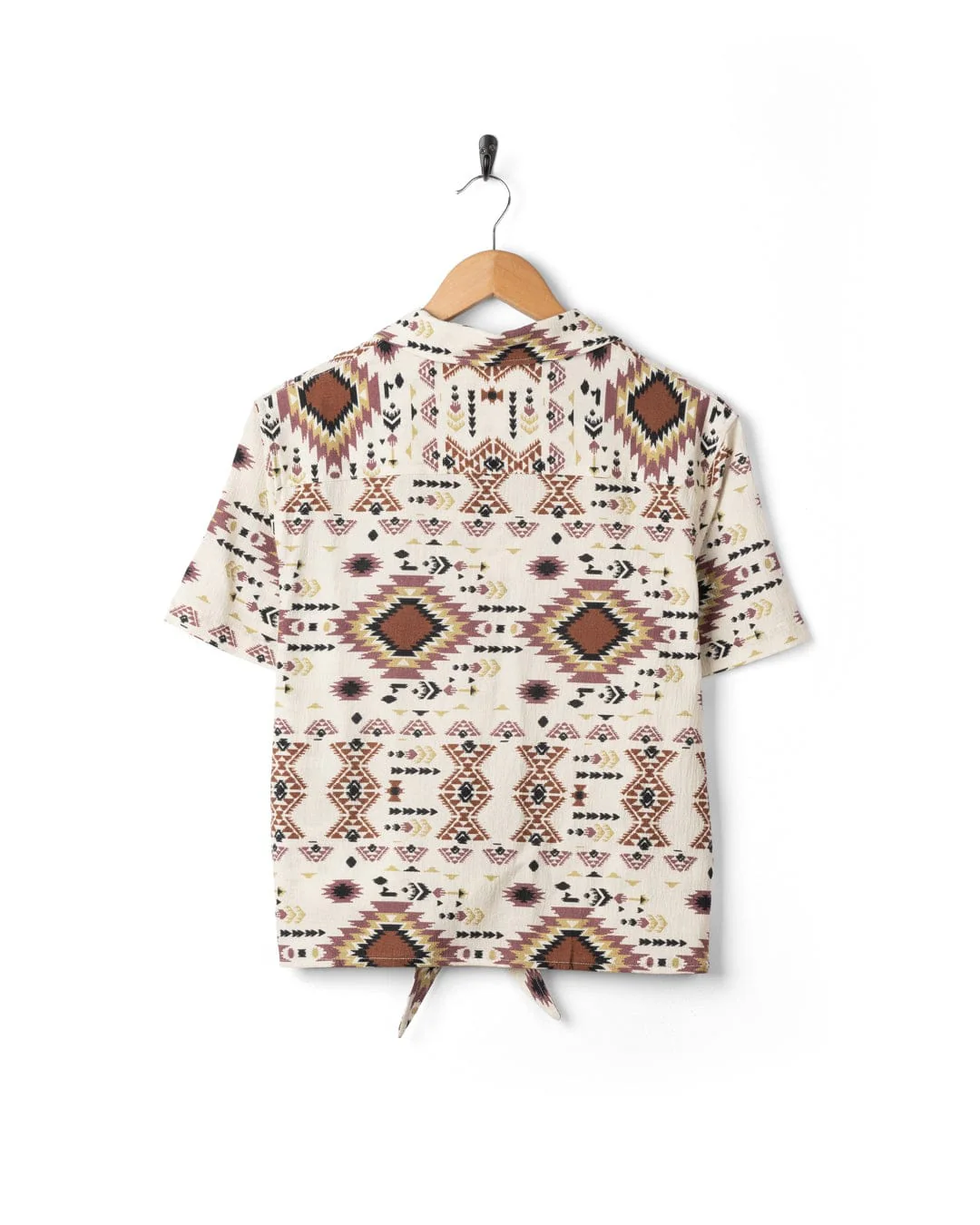 Sabina - Womens Short Sleeve Shirt - Cream - Image 10