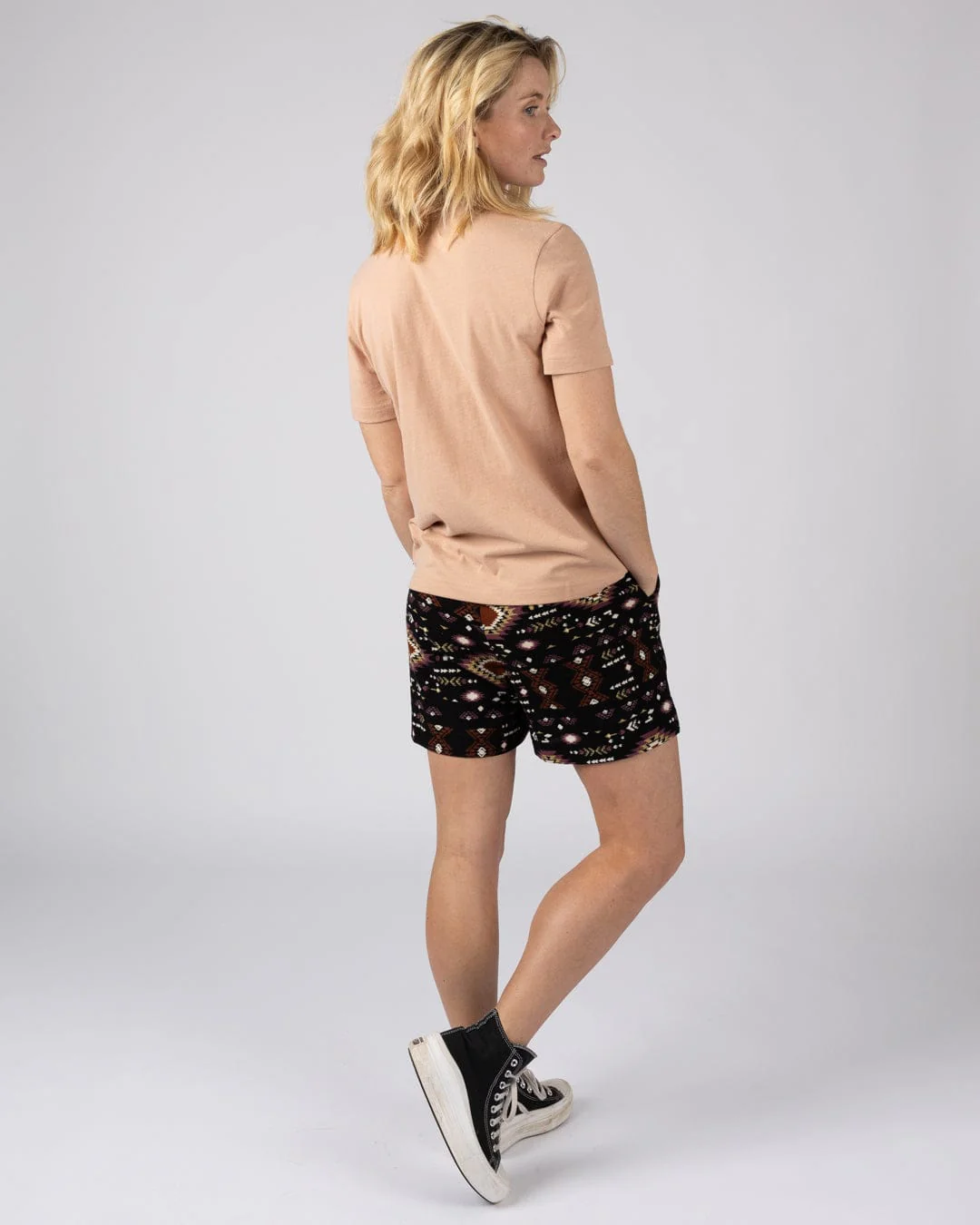 Sabina - Womens Woven Short - Dark Grey - Image 6