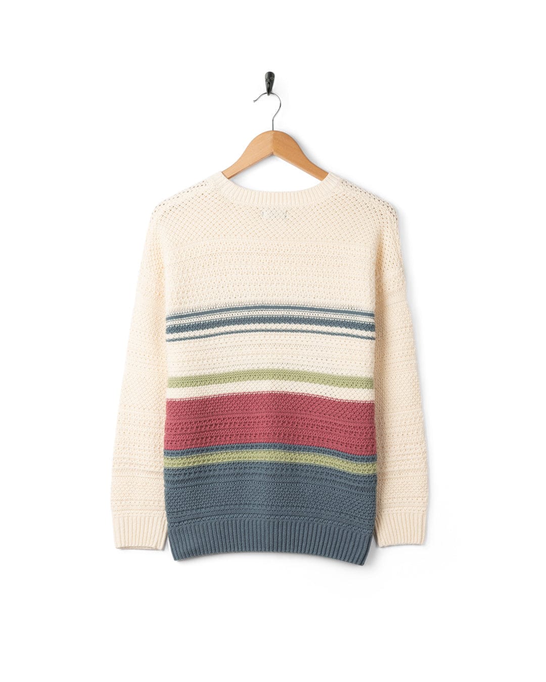 Sable - Womens Long Sleeve Jumper - Cream - Image 9