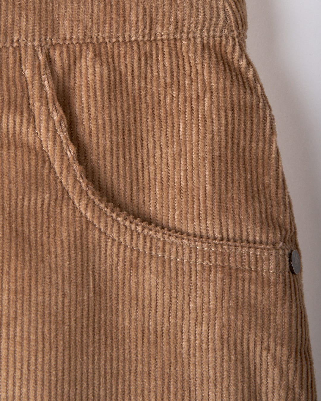 Sadie - Womens Cord Skirt - Brown - Image 5