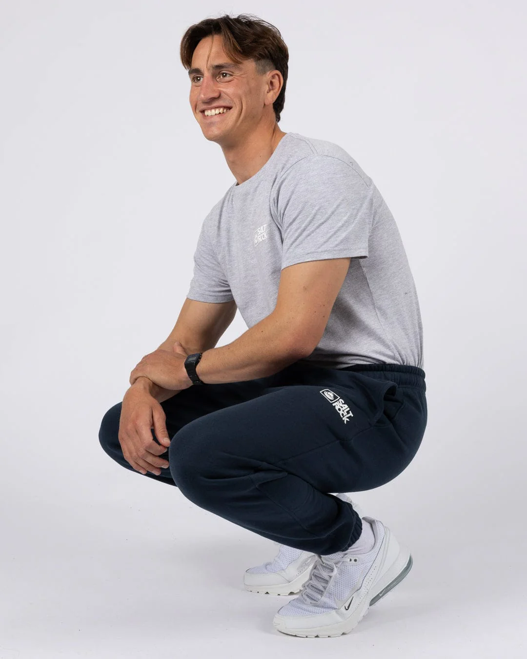 Saltrock Original - Mens Joggers - Blue Marl - Image 3