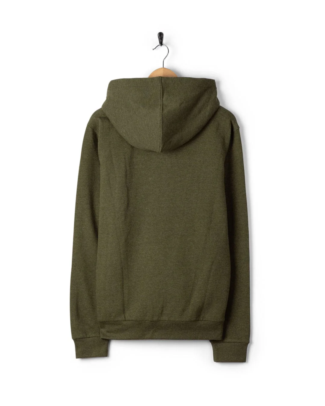 Saltrock Original - Mens Fur Lined Hoodie - Green - Image 9